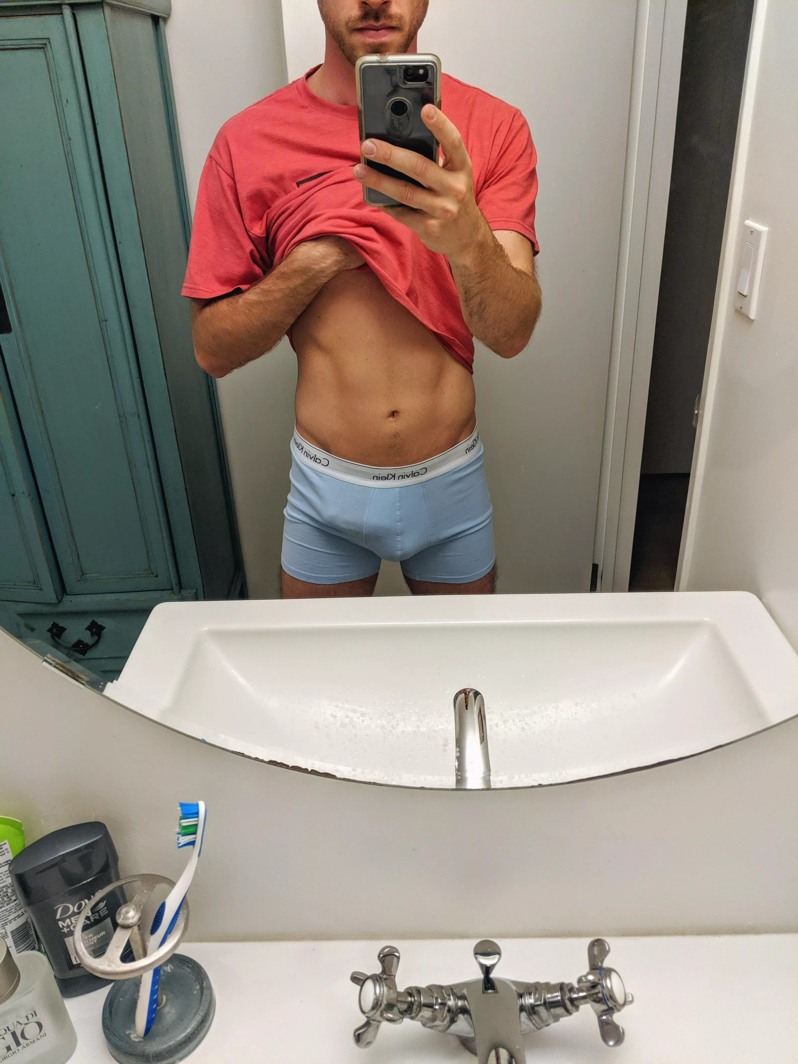 Feeling good in my Calvin's today posted by shy_guy_no_shame