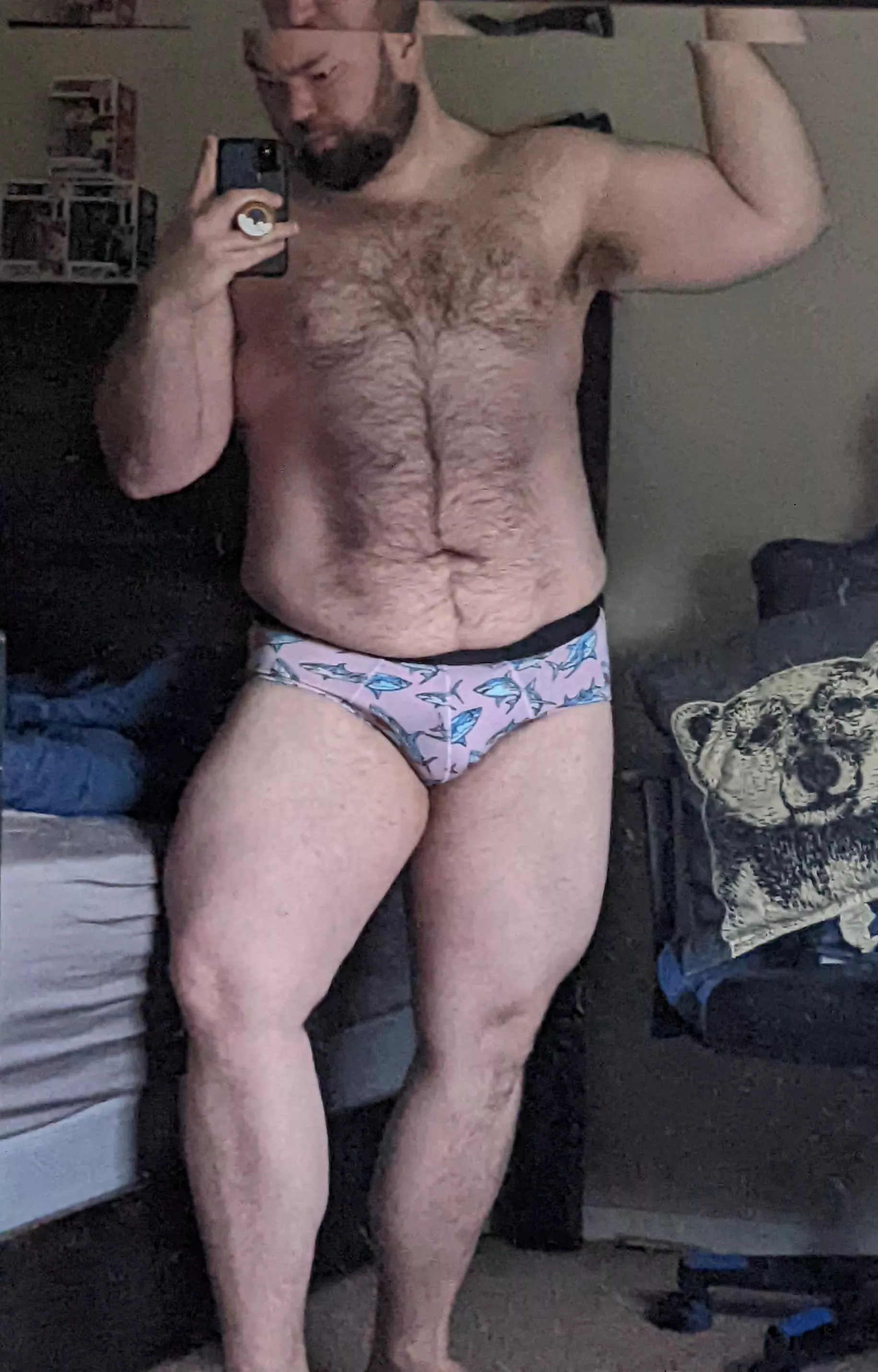 Feeling sick but looking thick posted by MuscleBearThick