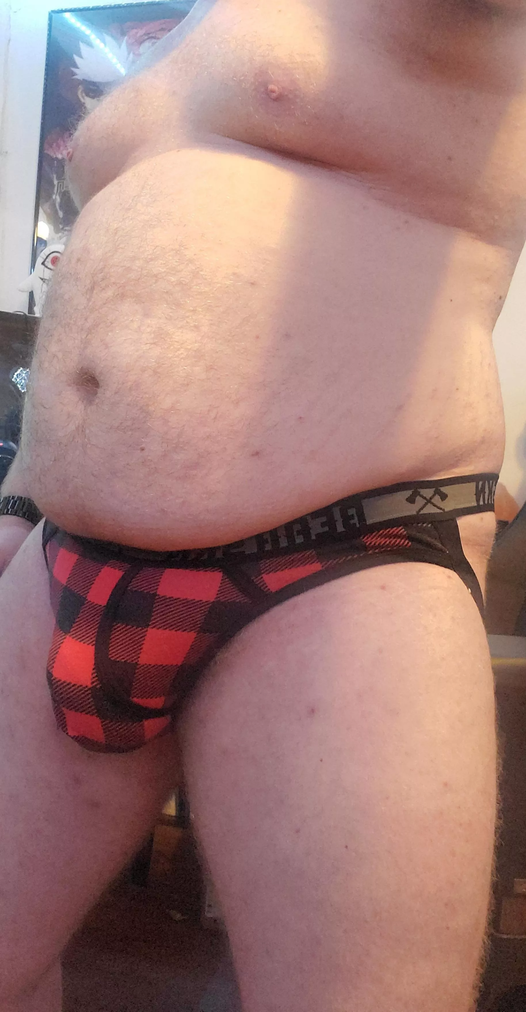 Feeling thicker. Whadda y'all think? ðŸ» posted by Tankywoof