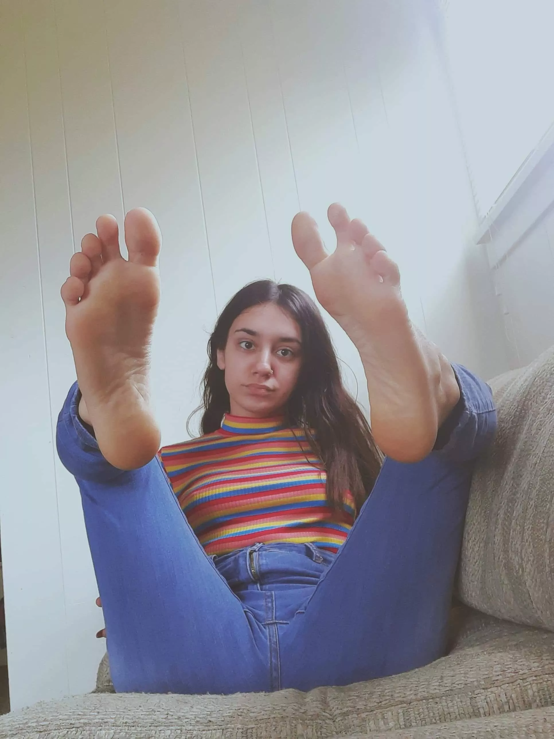 Feet all up in ya face 😛 posted by oliviamariah