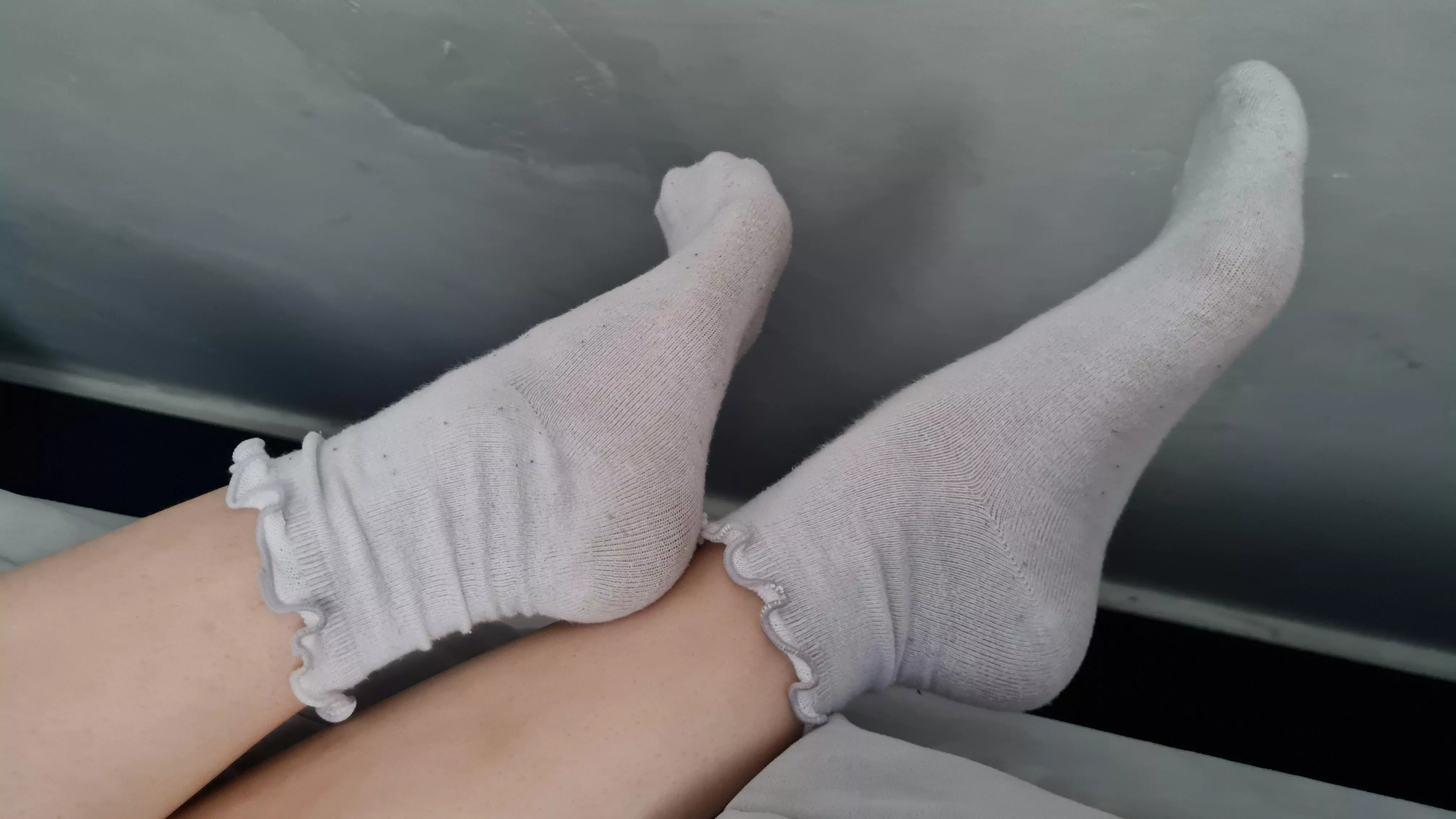 #feet #White #socks posted by TrinaClay