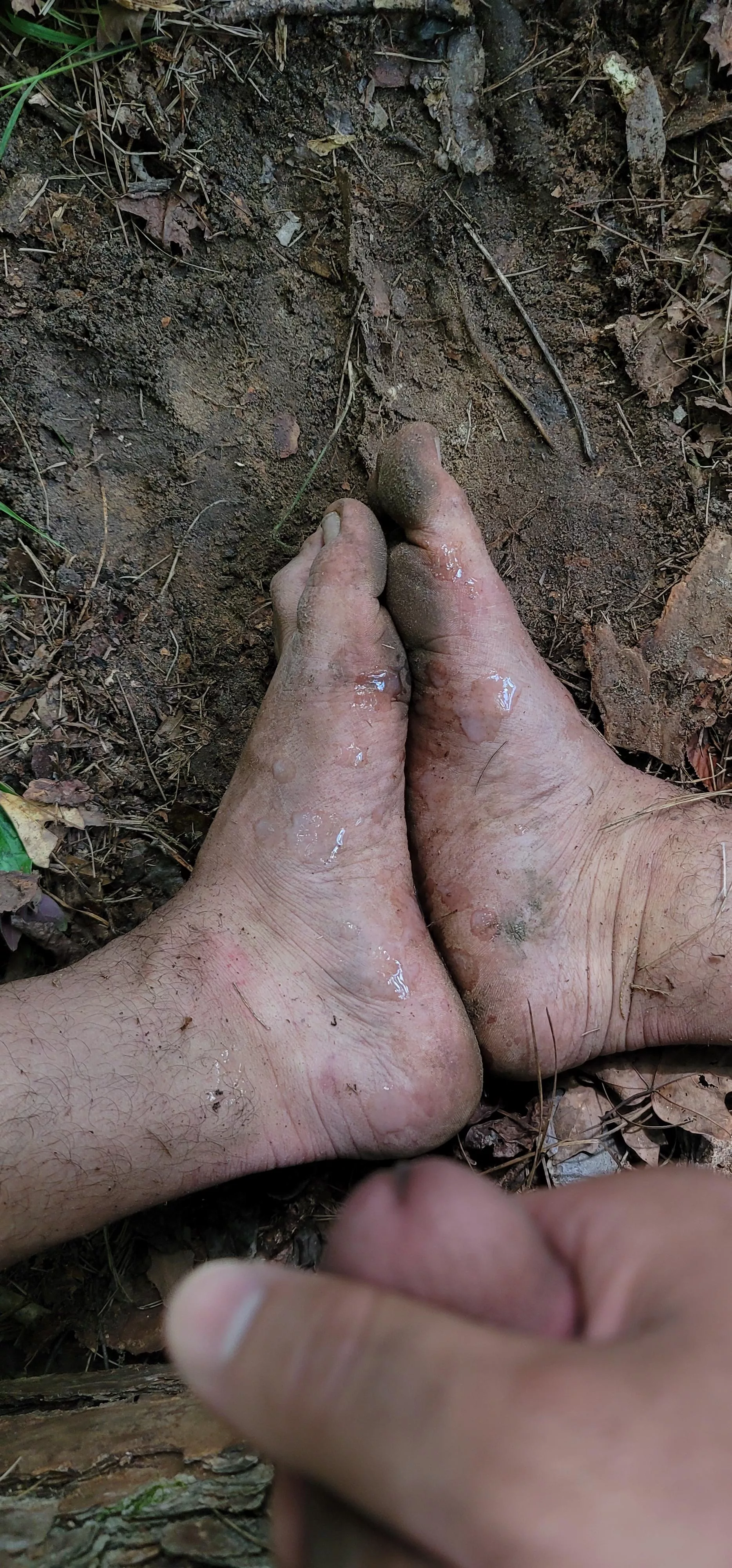 Felt a little frisky while hiking barefoot posted by DirtyBareSoles