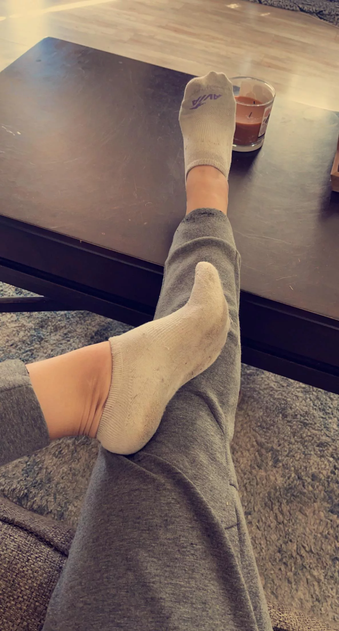 [female] long day of yard work, my feet are so sweaty!! ðŸ¥µðŸ˜ðŸ’¦ posted by Misslux25