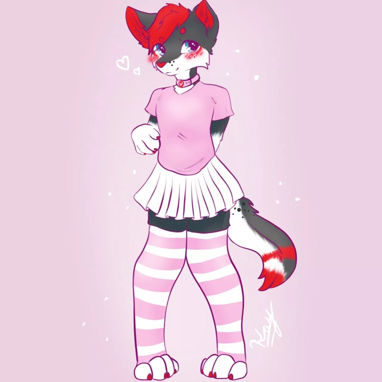 Fembean Fox uwu ( by u/Silver-Lynx-Studios ) posted by RobotChikens2b2t