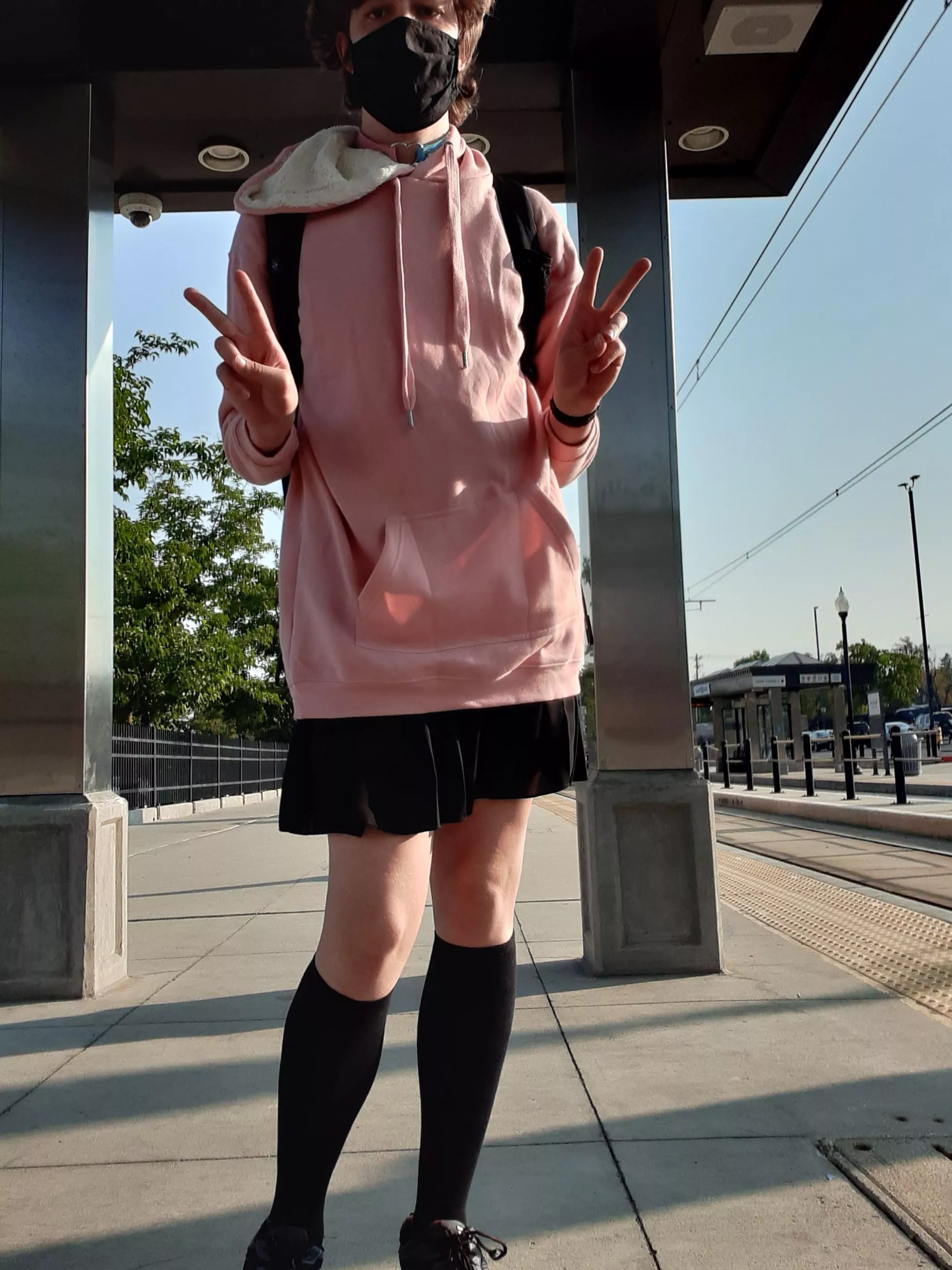 Femboy on the move, what will he do? posted by SparceNyx