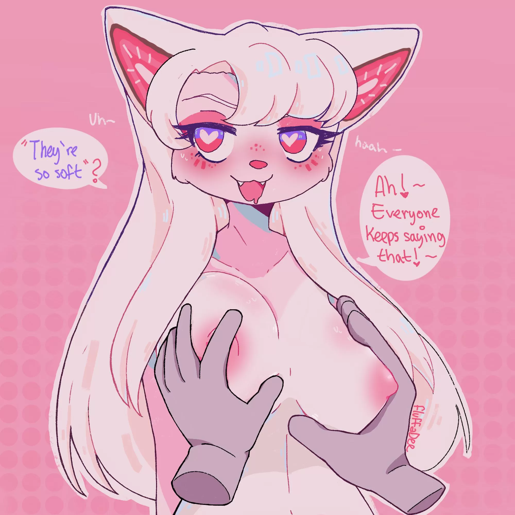 [FI] soft and squishy milkers (twt: @fluffabeep) posted by FluffaDee