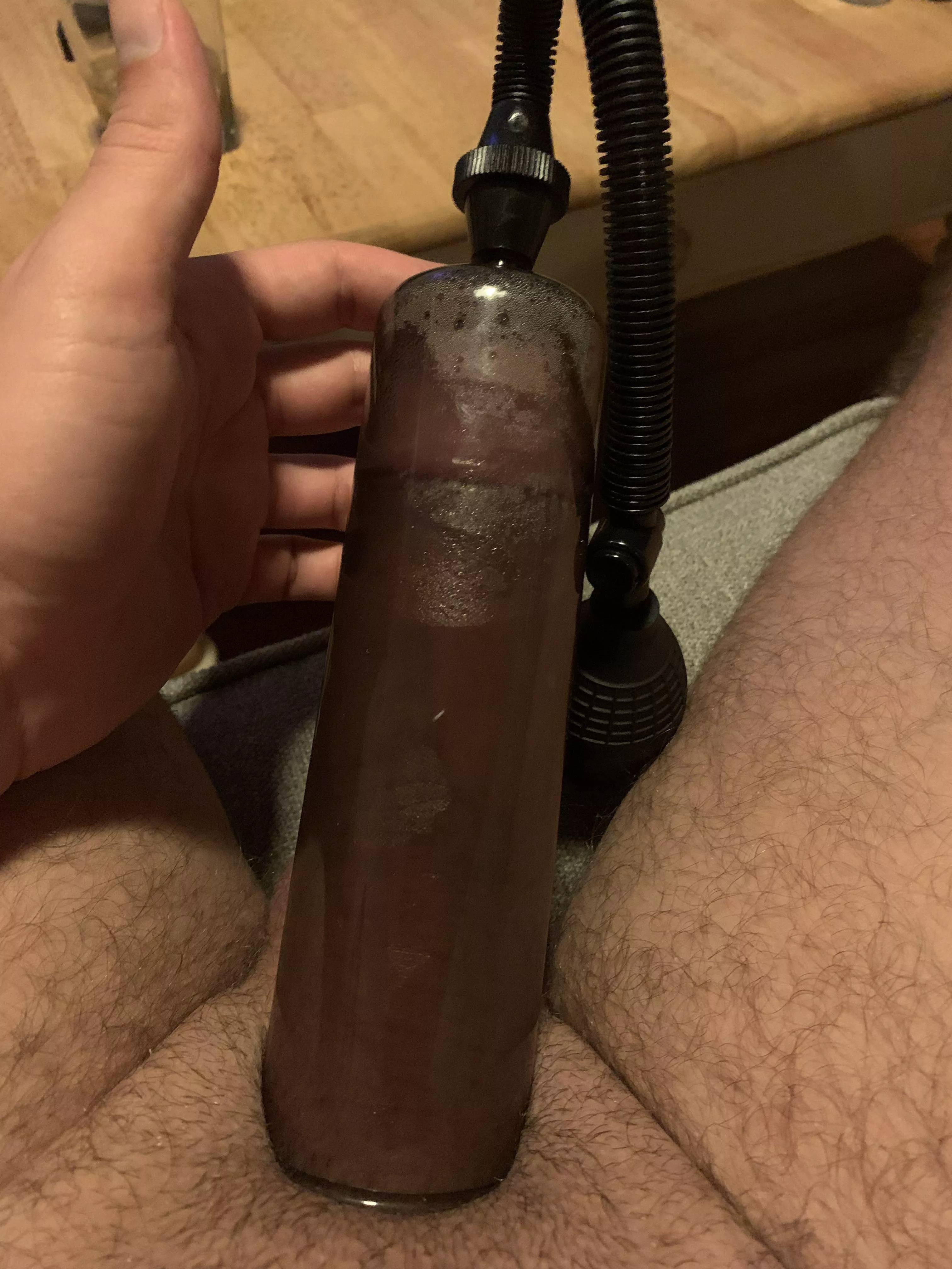 Filling the tube after 3 hours of pumping posted by alistair1191