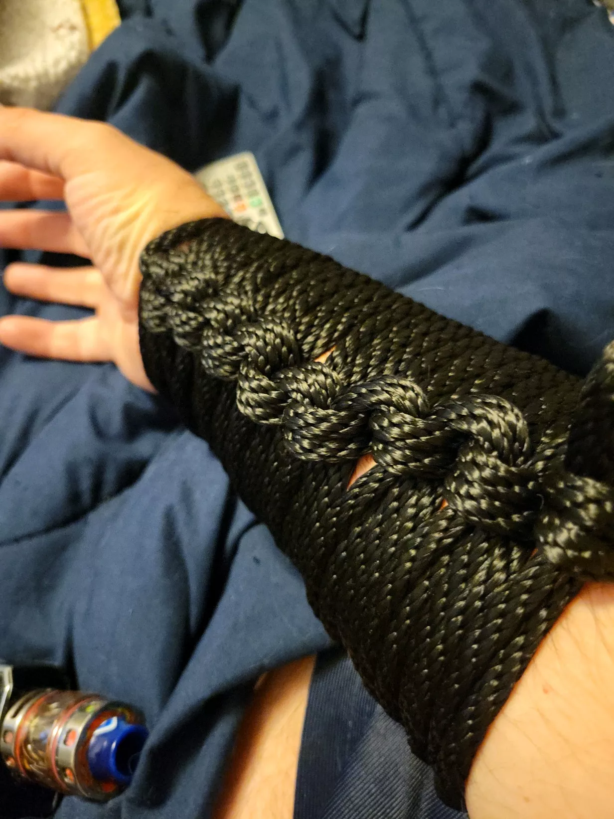 First attempt at rope gauntlet . Any suggestions? posted by corax_lives