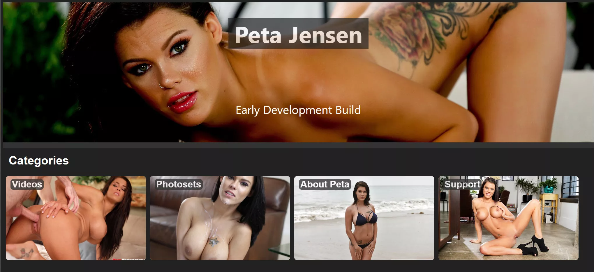 First look at my new Peta Jensen Website posted by PM_ME_BIG_FAKE_BOOBS