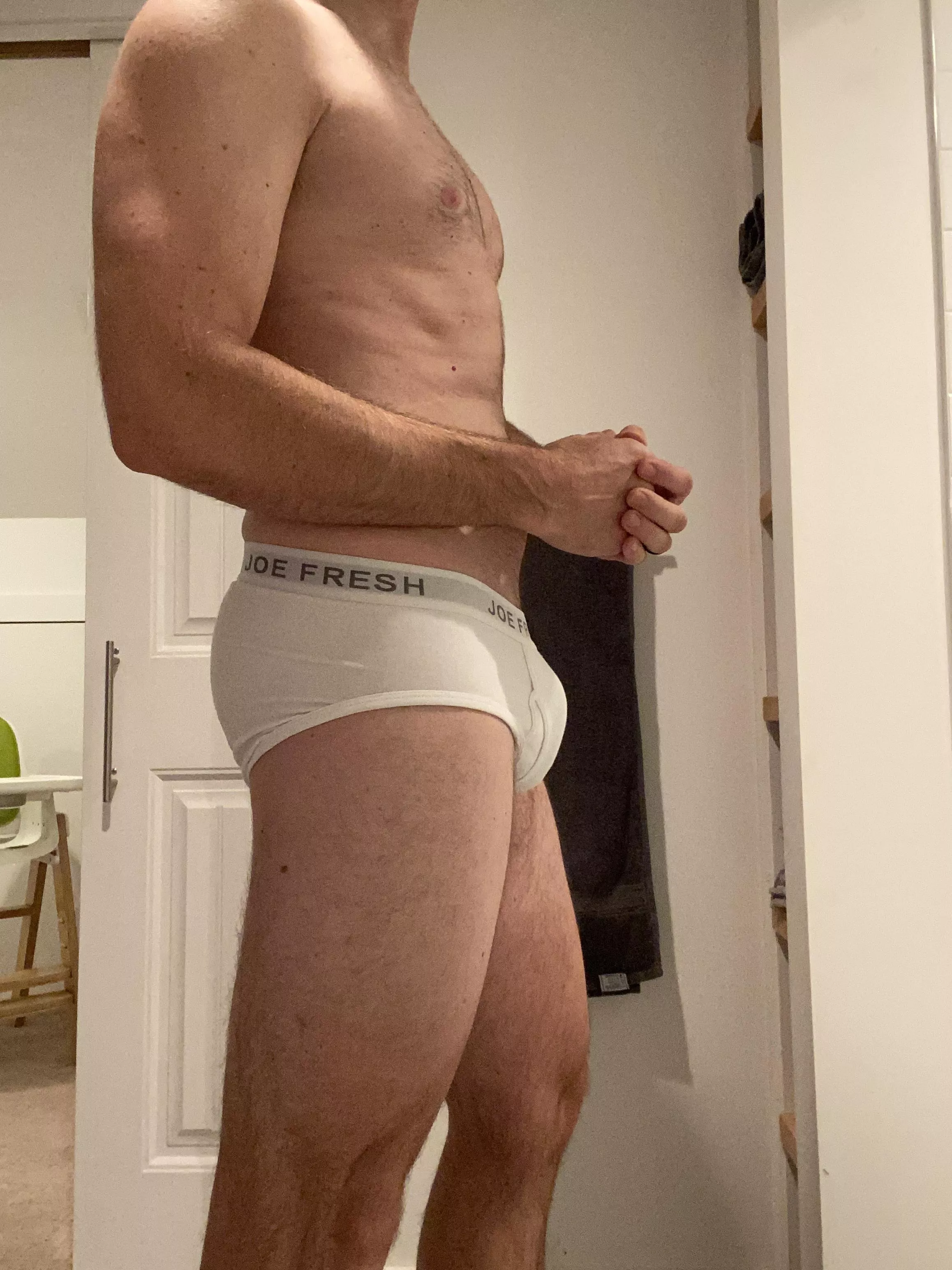 first pair of white briefs posted by ashelter45