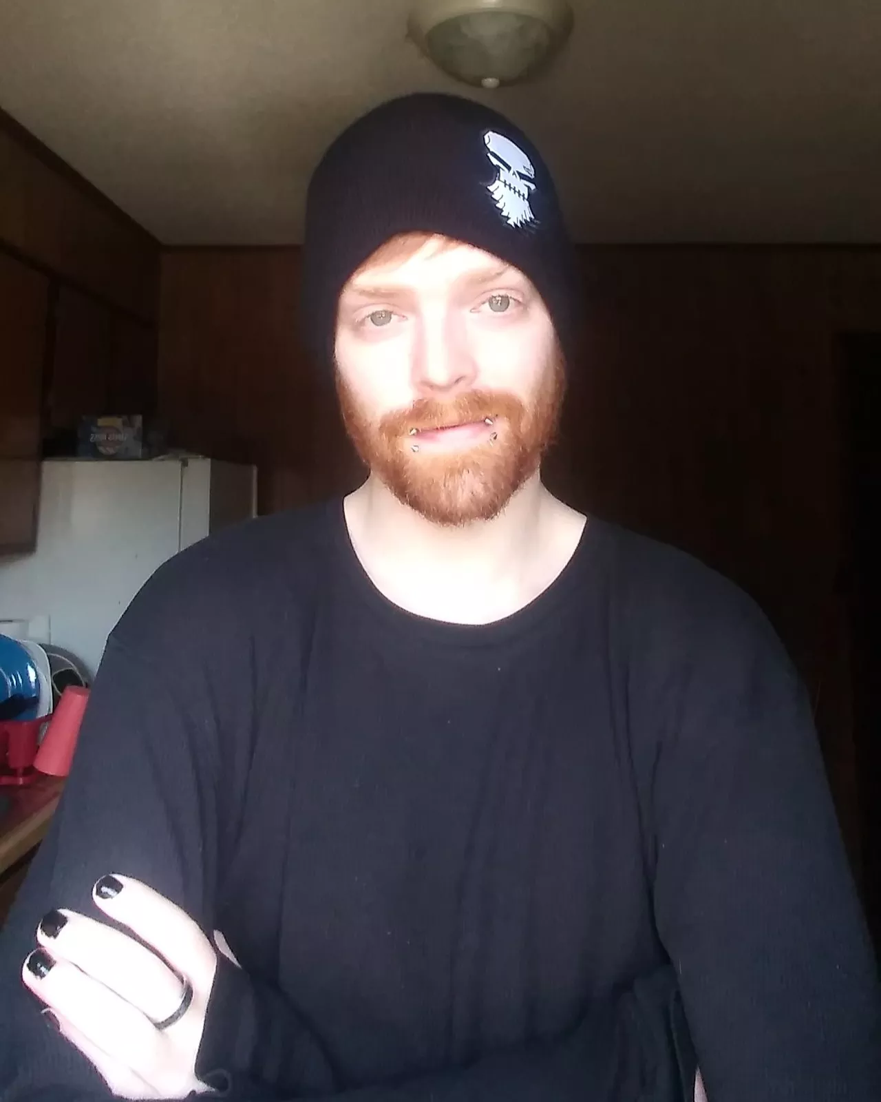 First picture of me in a beanie.... Next Saturday is my birthday posted by ReddevilNC98