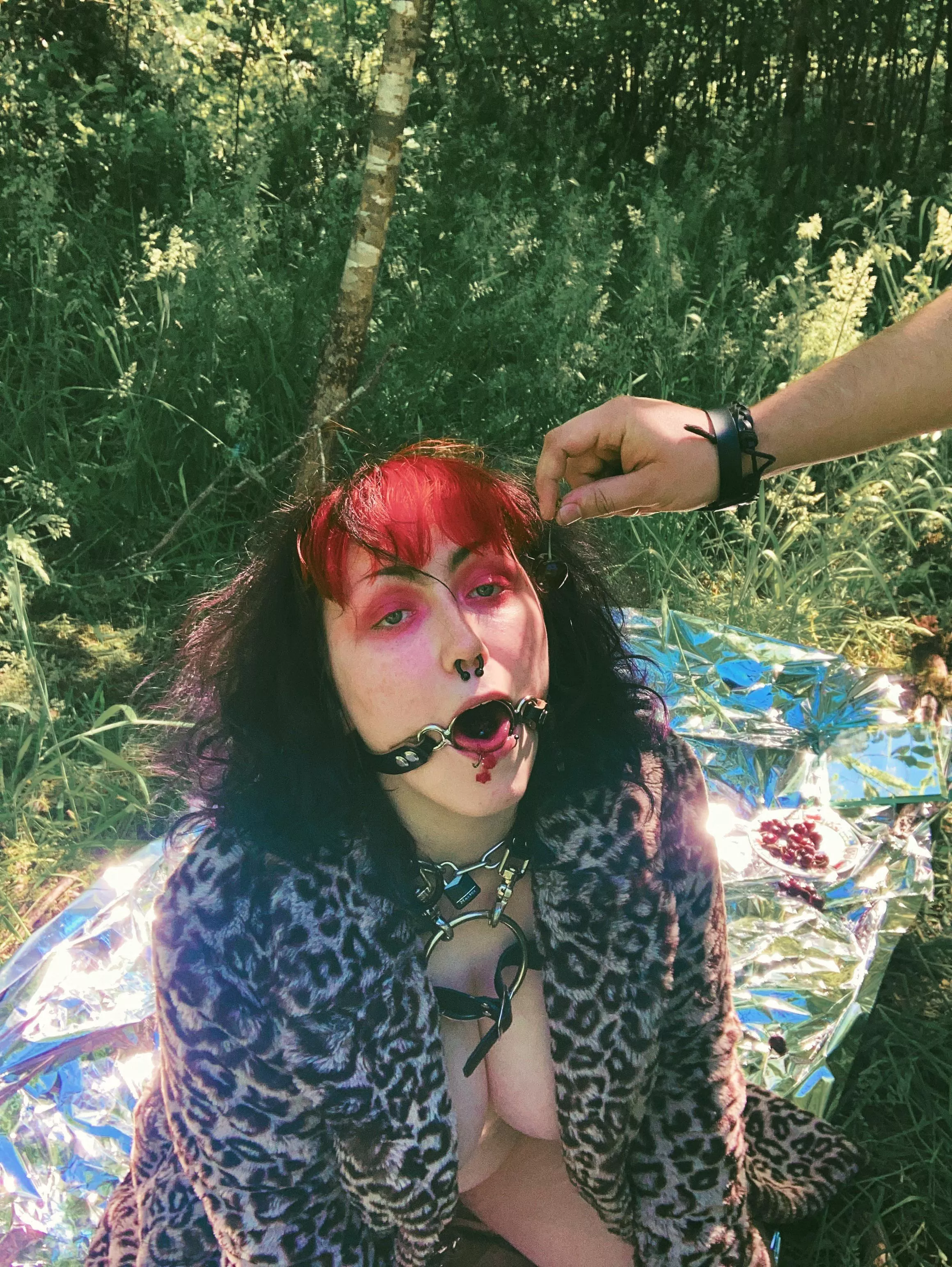 First post here! Gagged & made to eat some cherries 🍒 posted by jakeypootz