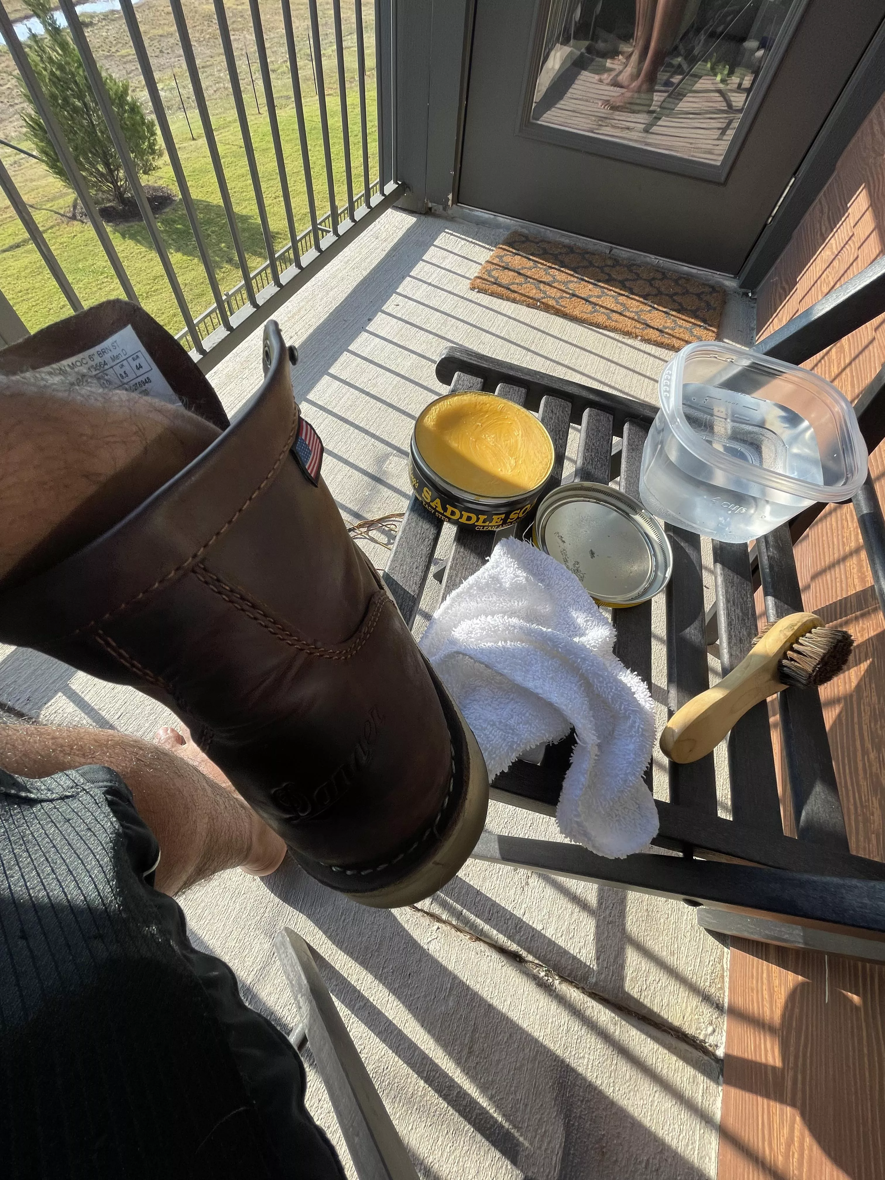 First time cleaning my Danners, any tips on removing black marks from the soul posted by MrPresident91