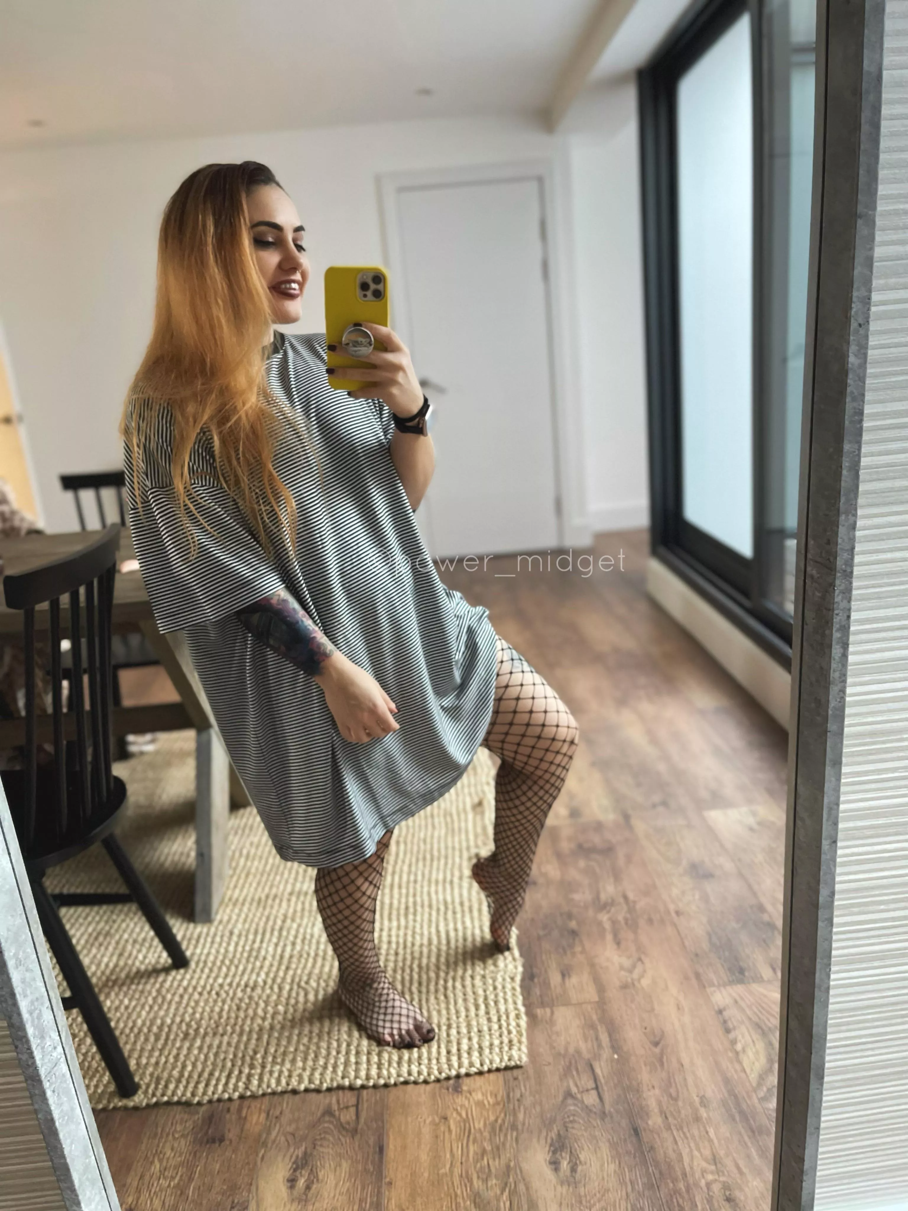 Fishnets go with everything 🥰 posted by power_midget