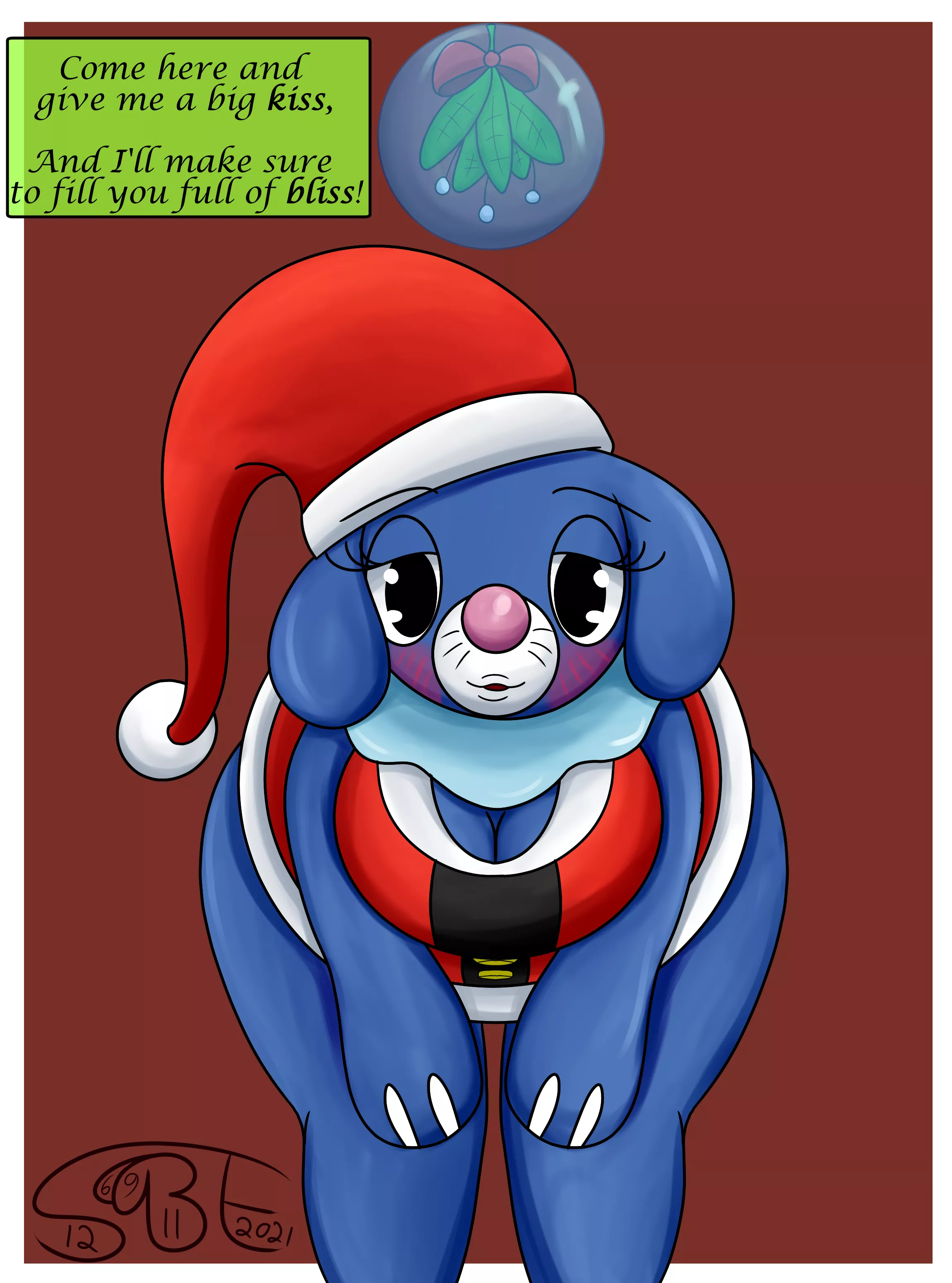 Fizzy's Naughty Christmas 2/5 - Kiss posted by SexyBigEars69