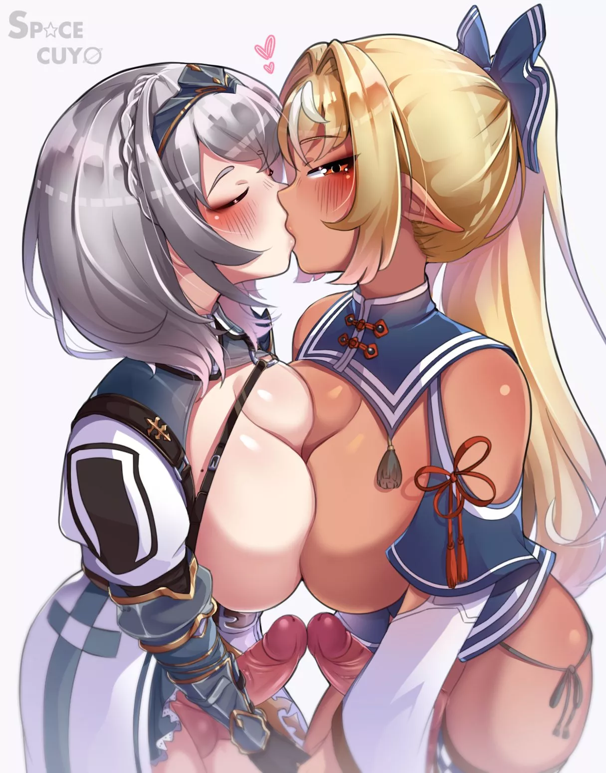 Flare And Noel More Than A Kiss (Spacecuyo) [Hololive] posted by sequence_string