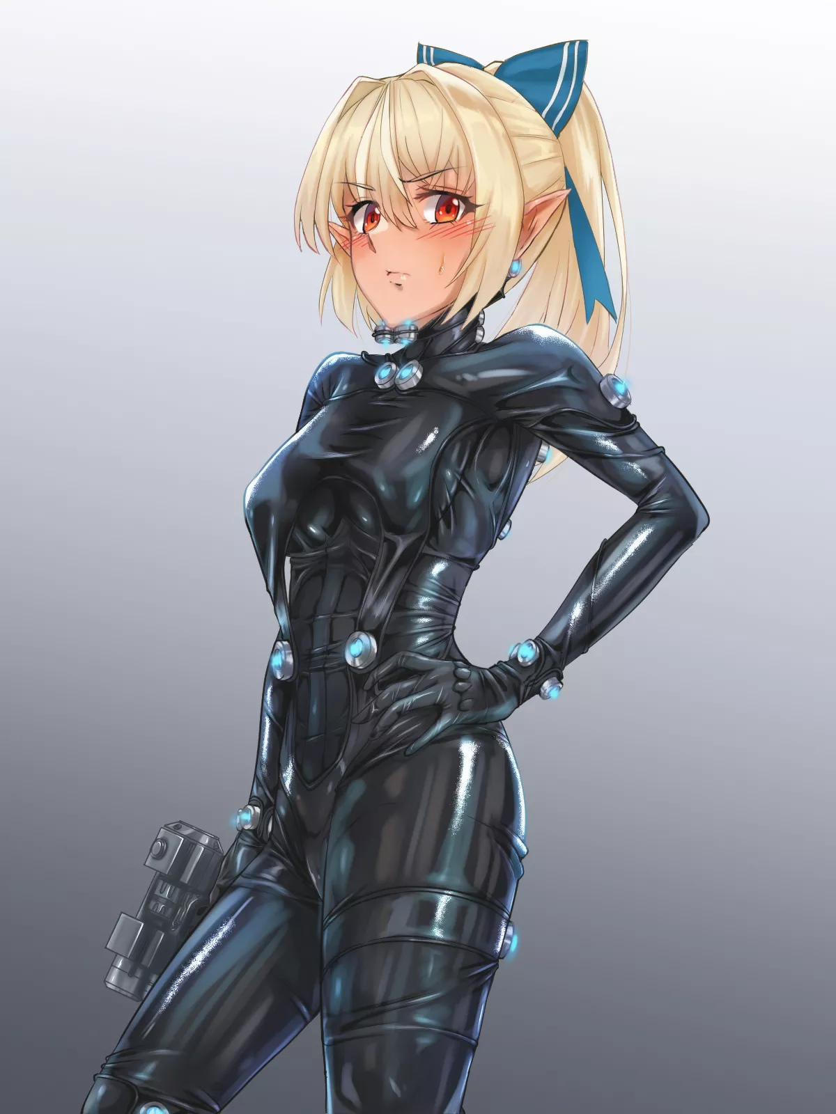 Flare in Gantz suit (Parazan D ) [Hololive/ Gantz] posted by sequence_string