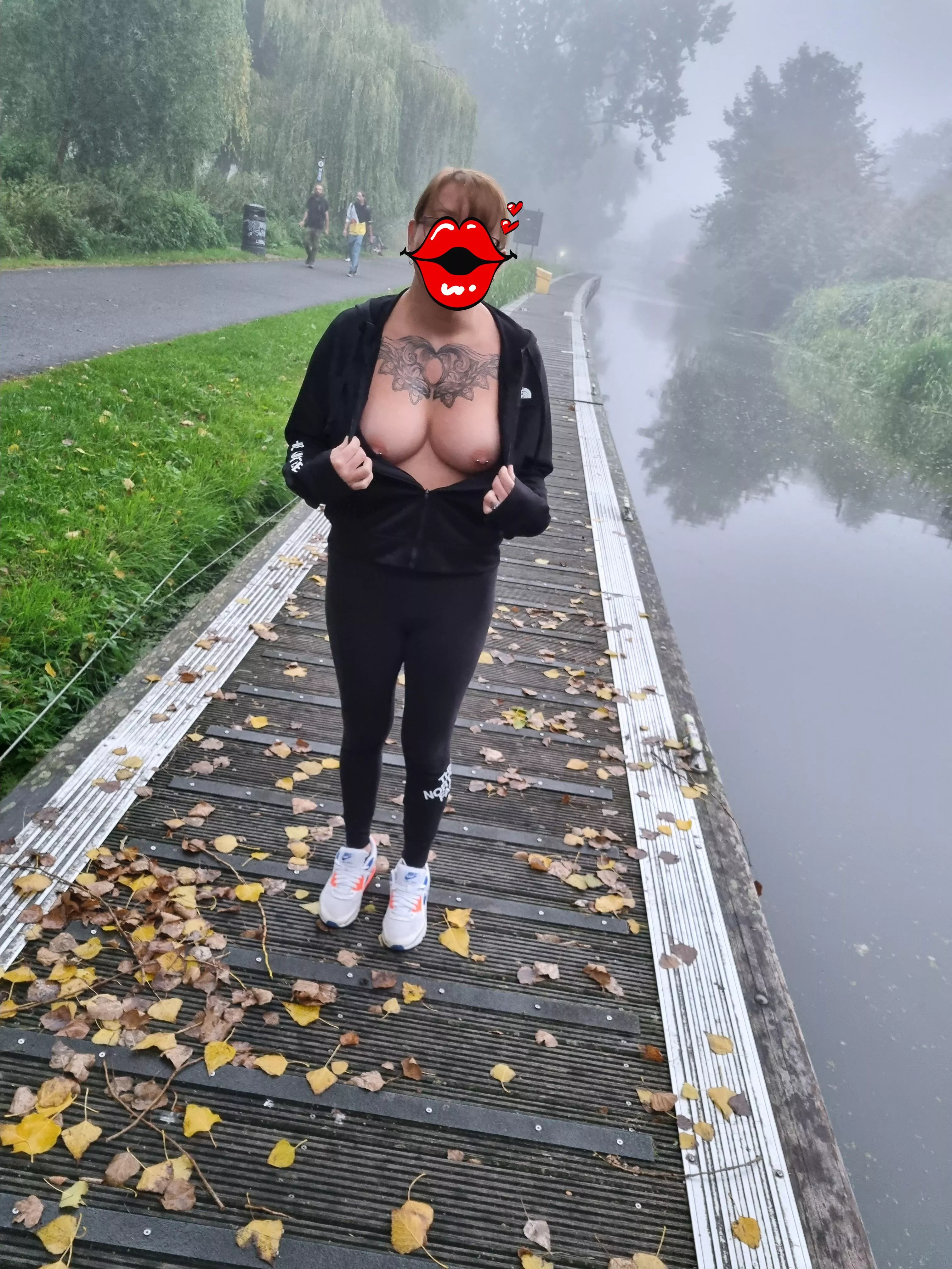 Flashing the ducks......and joggers 😋 posted by scottishcouple35