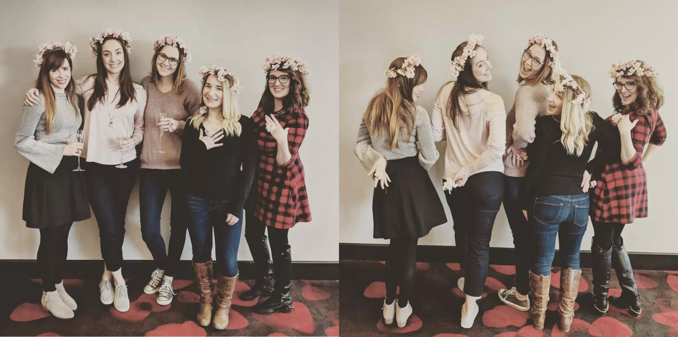 Flower crowns, front and back posted by theintdevo