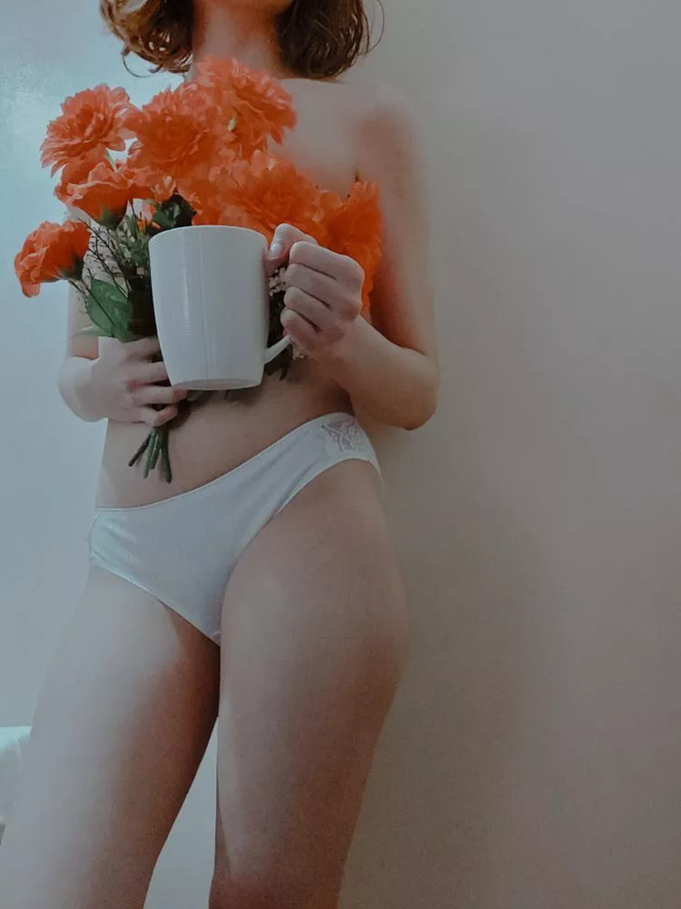 Flowers and coffee ☕️ posted by Silence-and-Murmurs