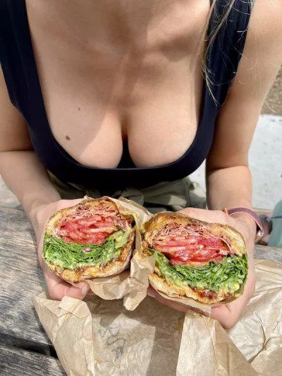 Foodie tits posted by hoodycentral2