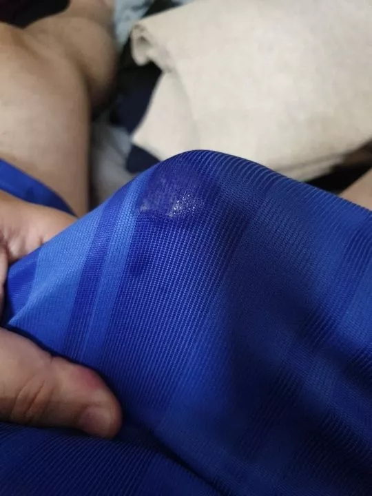 Footie shorts with precum 🤤 posted by [deleted]