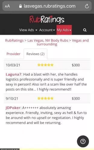 For those in Las Vegas looking for a provider, her Nuru Experience is unbelievable! Hmu for contact info. posted by More-Towel7370