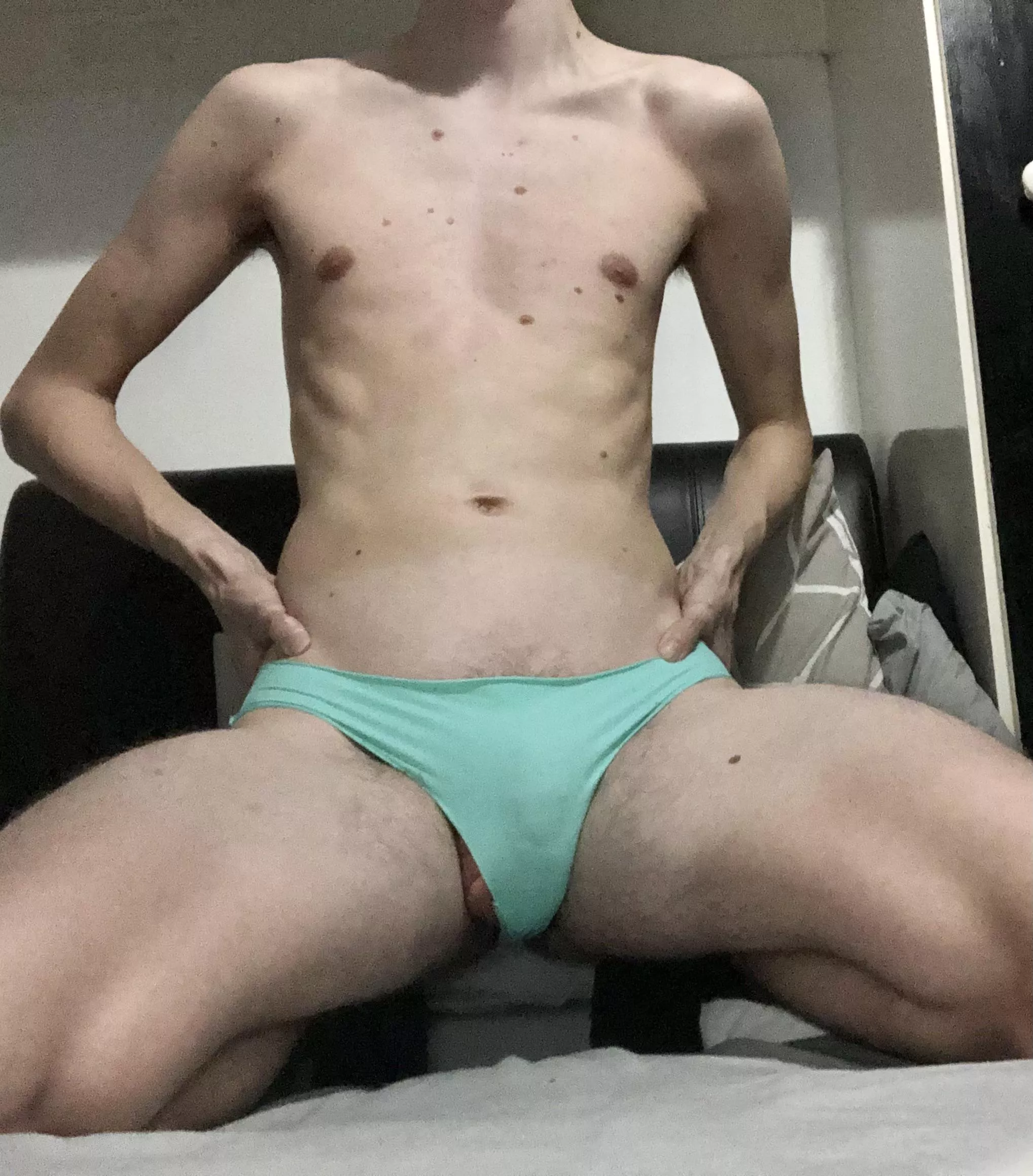 Forced to wear panties… and I like it. Do they look good? posted by Richardward94