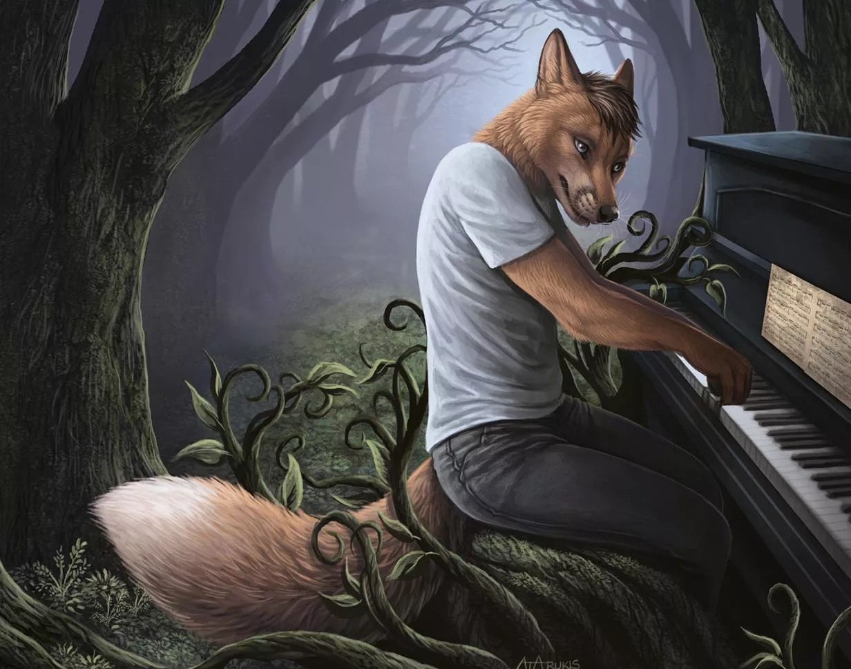 Forest song (art by Rukis) posted by Bonkers_Reee