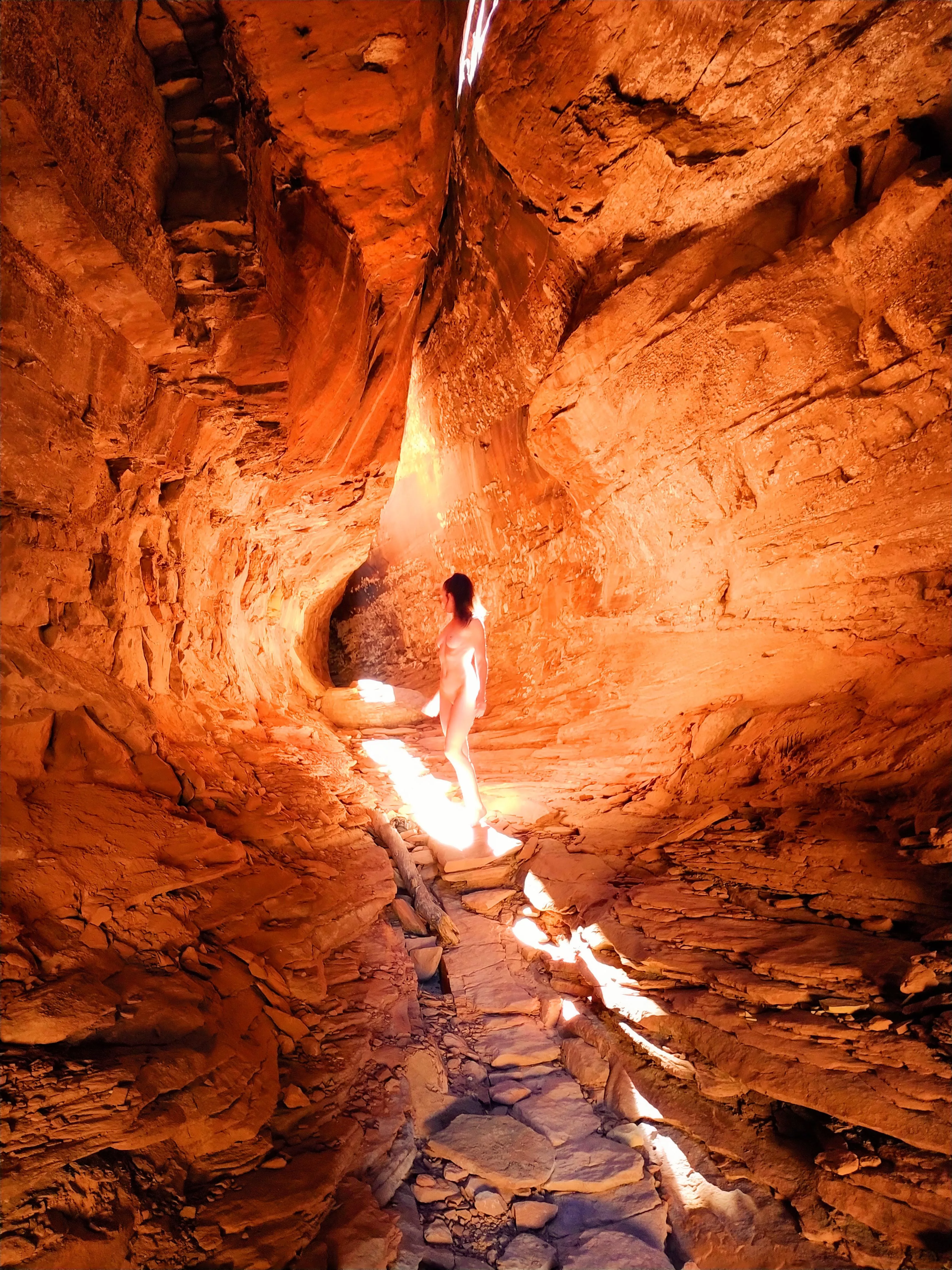 Found this place in Canyonlands. Perfect timing. Had light for 15 minutes. posted by TheSierraDawn