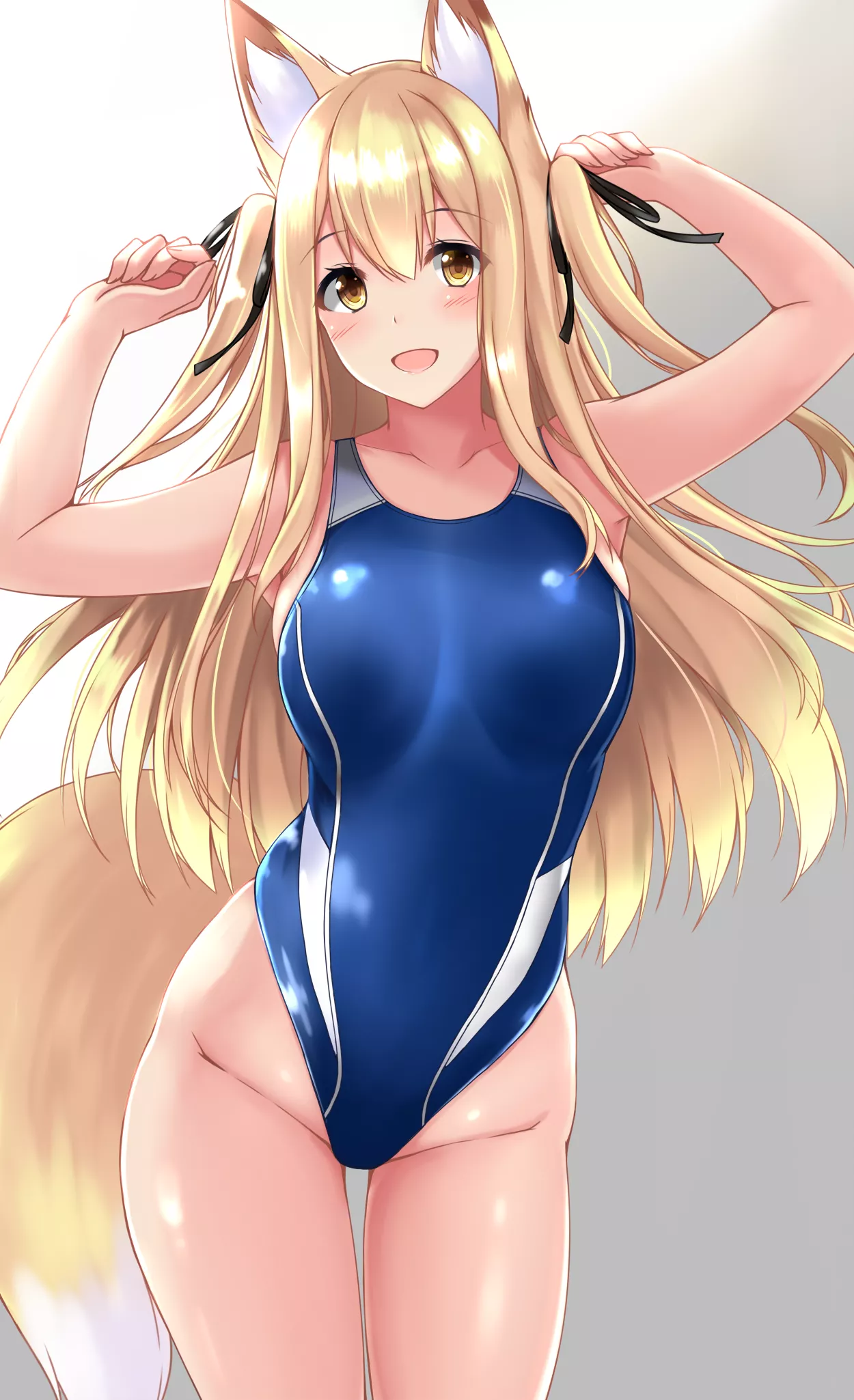 Fox Girl Competition Swimsuit (Sogaya) [Original] posted by sequence_string