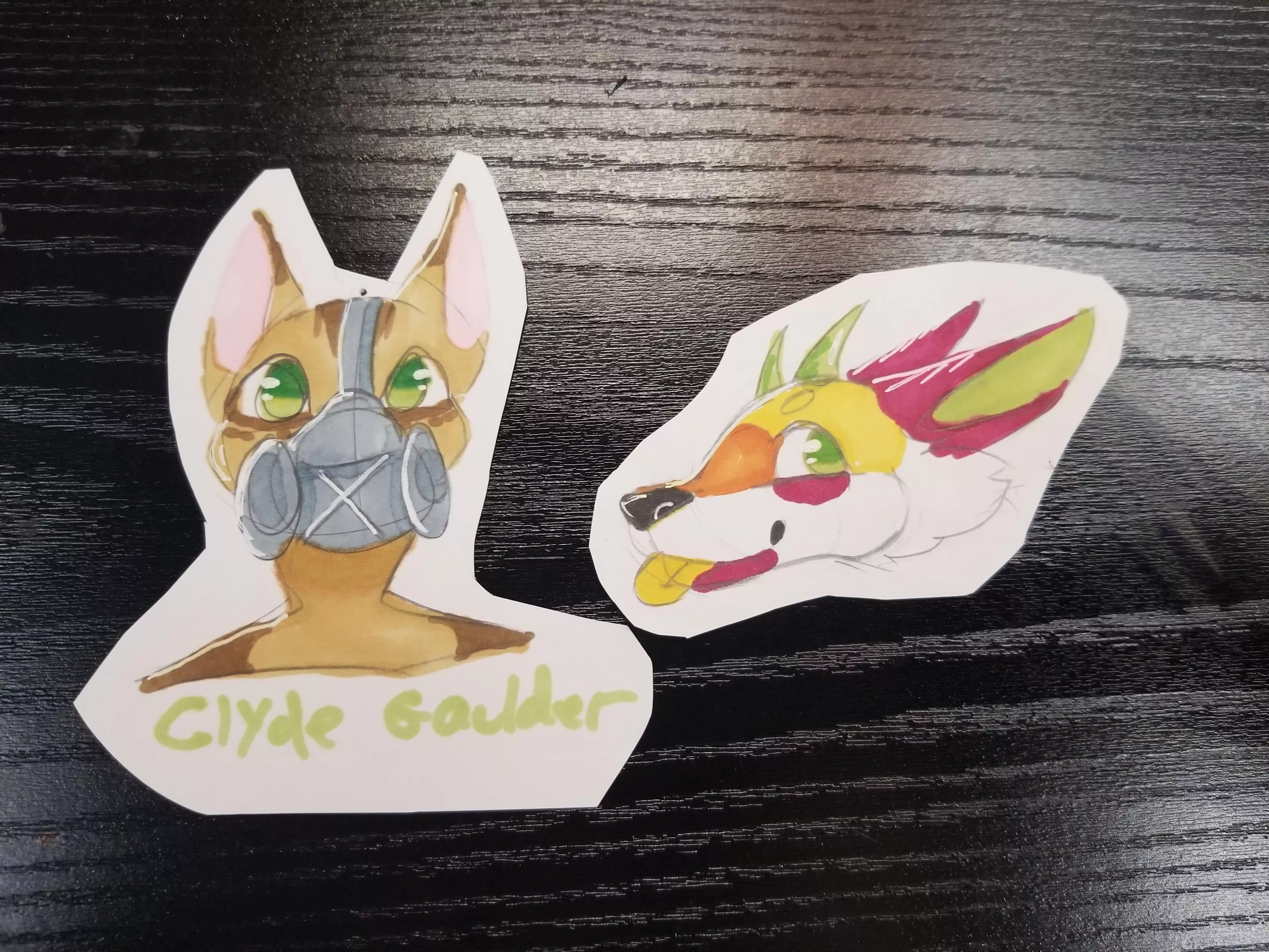 FREE BADGE RAFFLE - testing out my new markers! Comment to enter posted by siloh_project_zero