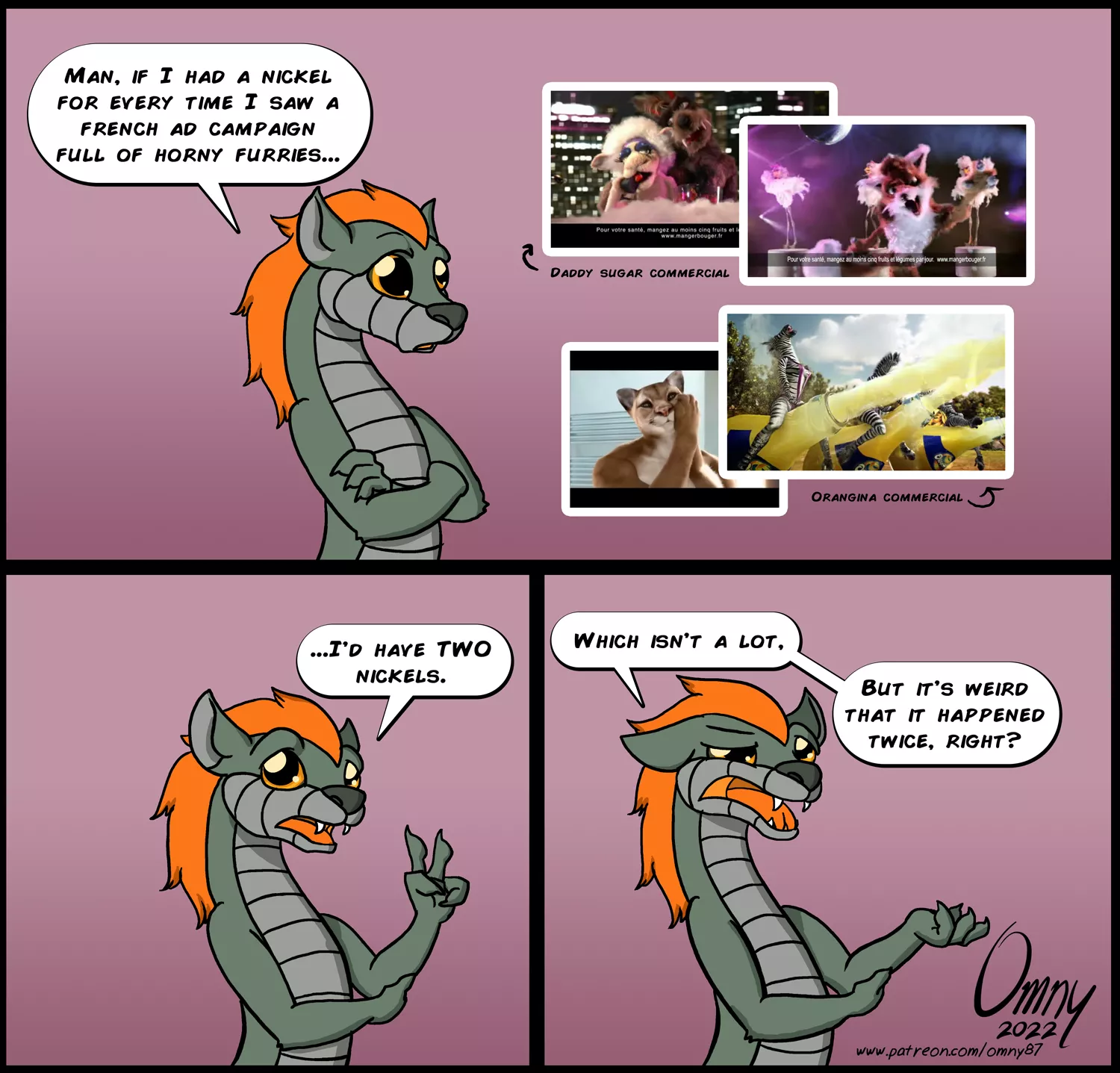 French Furry Ads (comic by me) posted by Omny87