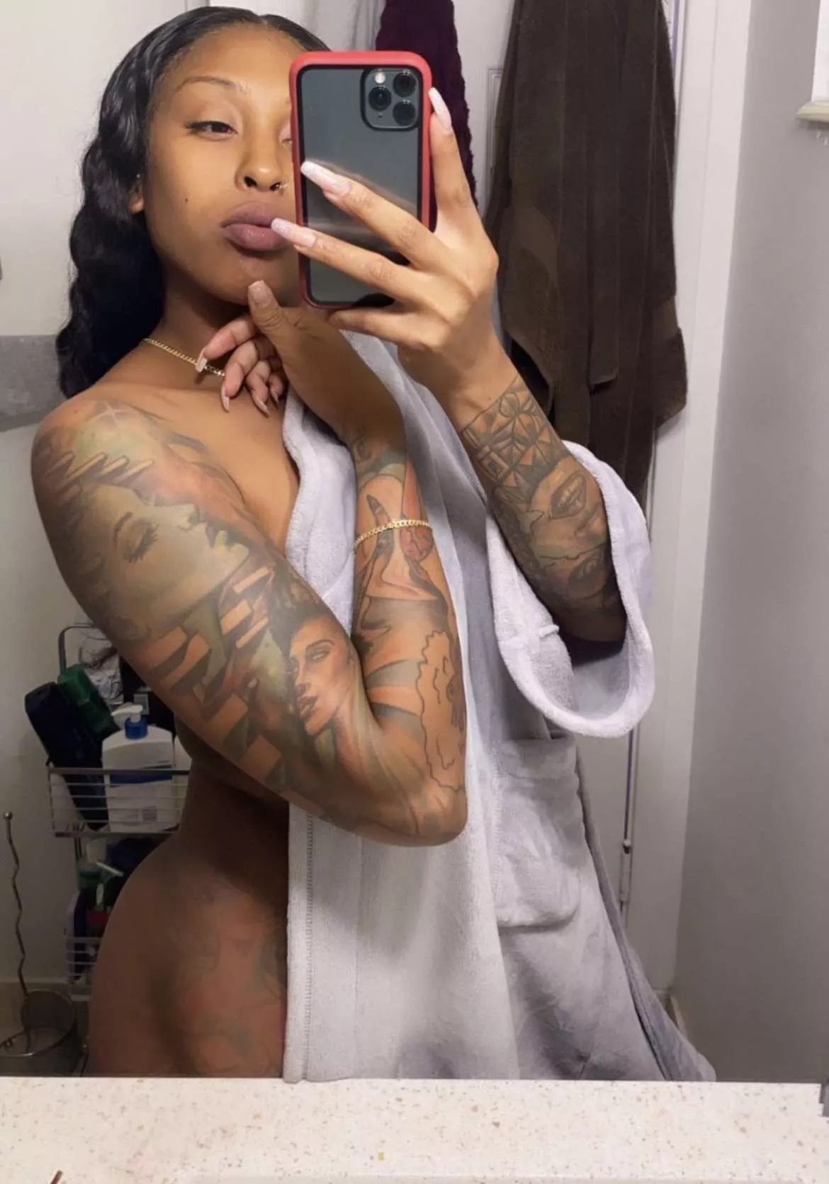 Fresh out the shower 💦💦💦 posted by iamnikitaknight