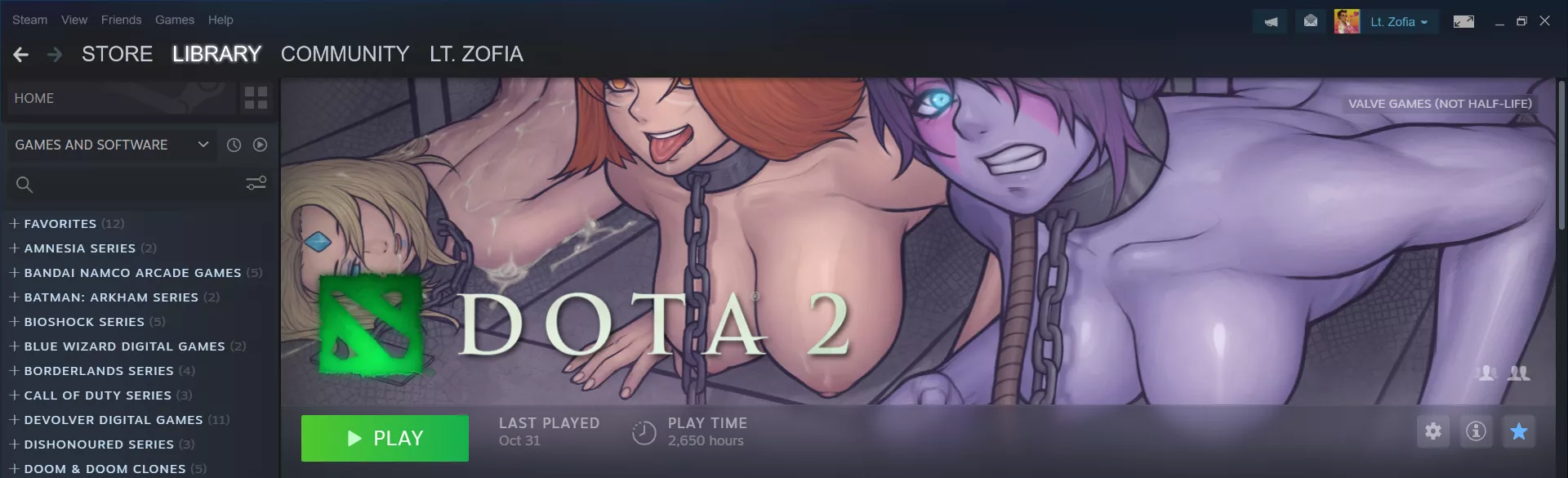 Friendly Reminder: Steam allows for Custom Backgrounds [Art by Asura] posted by BadamsDota