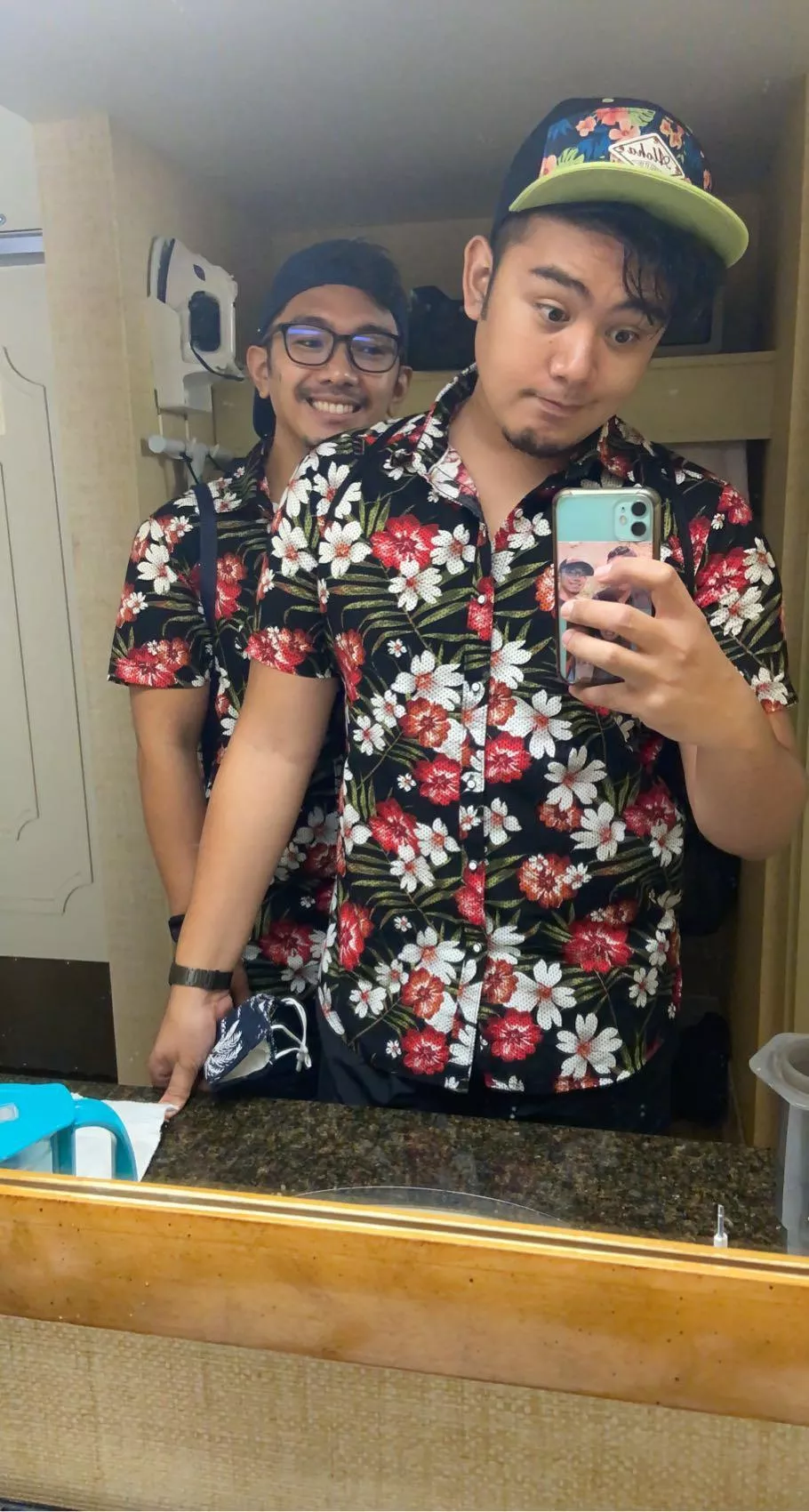 From our recent trip to Hawaii, we decided to wear matching shirts for the day. â˜ºï¸ posted by jeyoramos