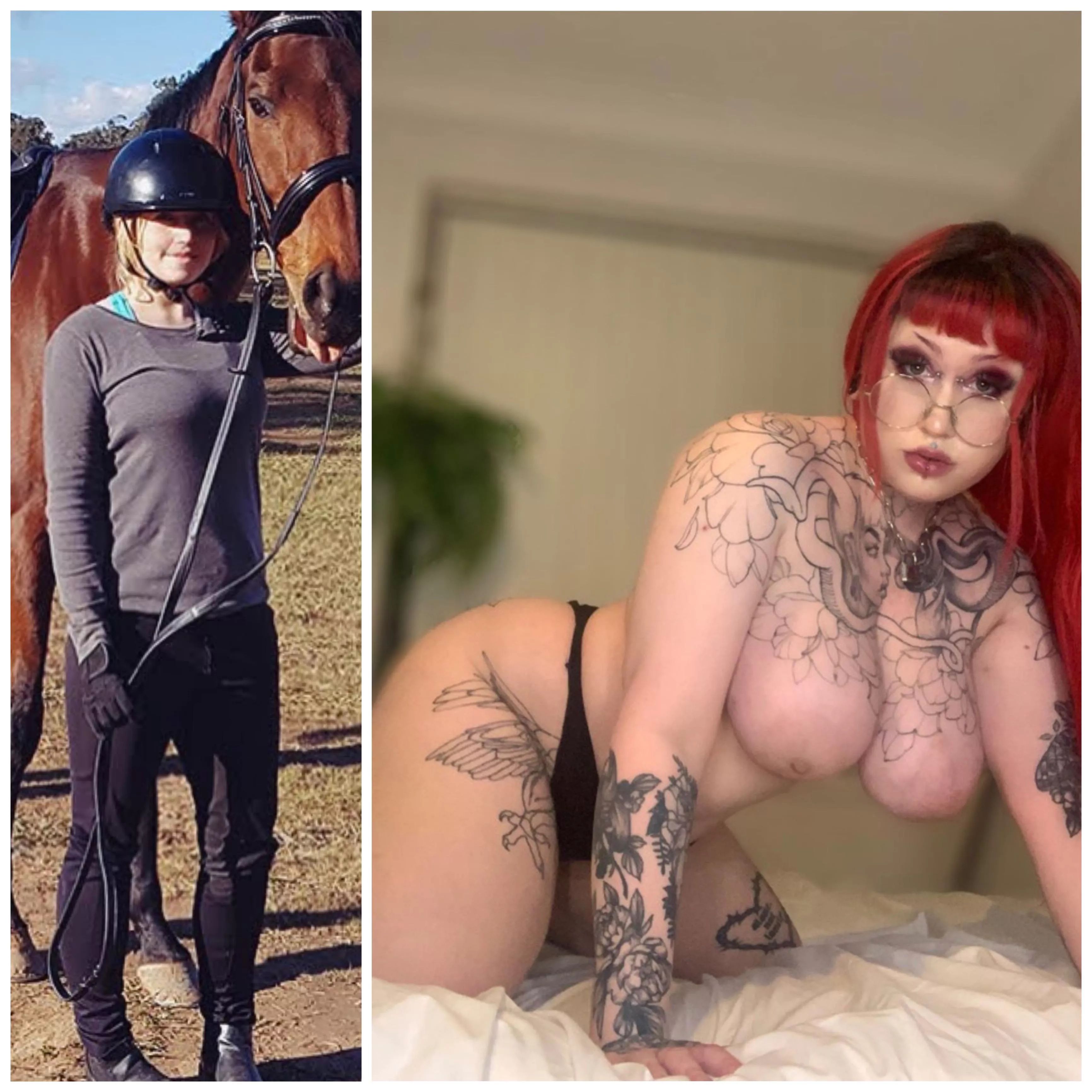 From riding horses to riding cocks ✨ 2017 - 2021 posted by 1ssuezsg