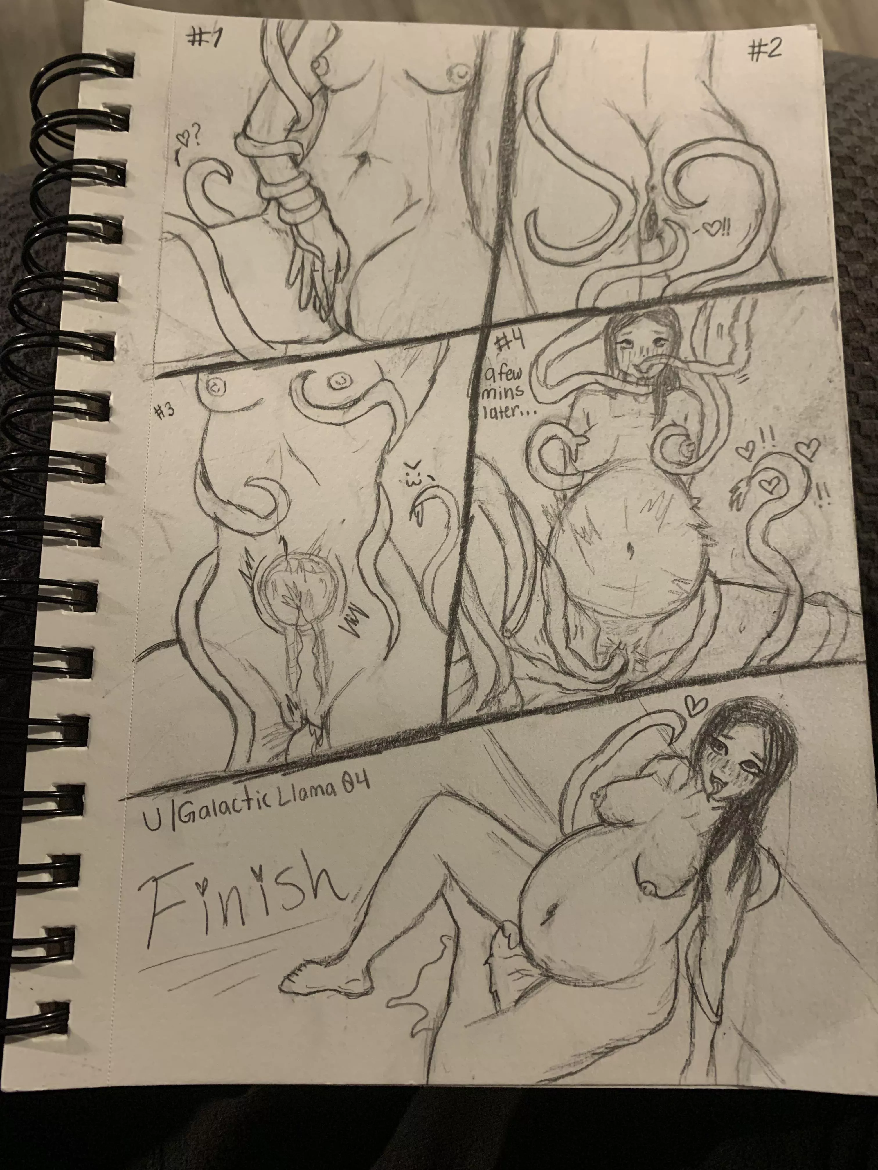 [F/T] Absolutely cum inflated by tentacles~ (Original) posted by GalacticLlama04