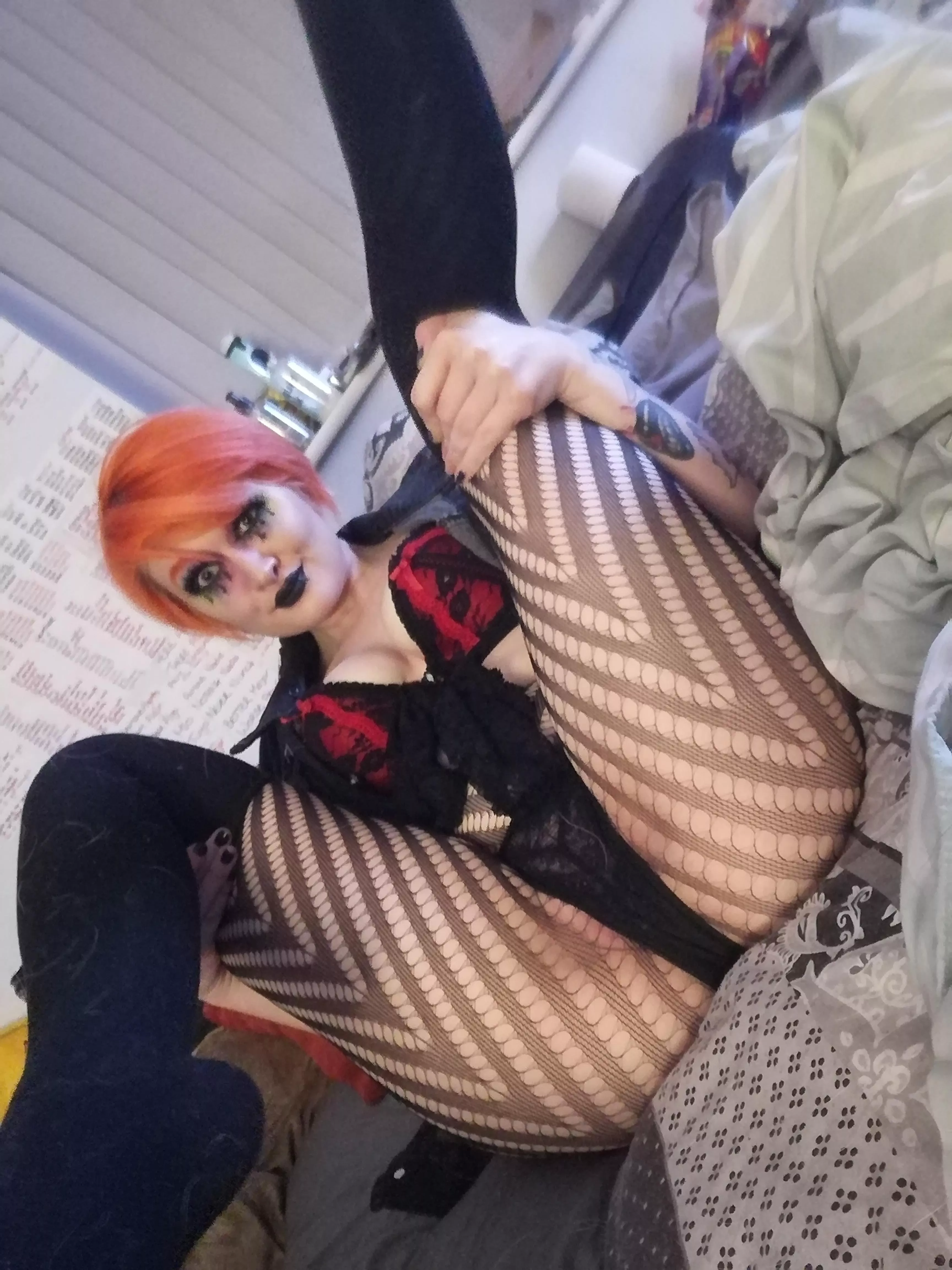 Fuck me in my fishnets please? 🥵 posted by Professional-Copy653