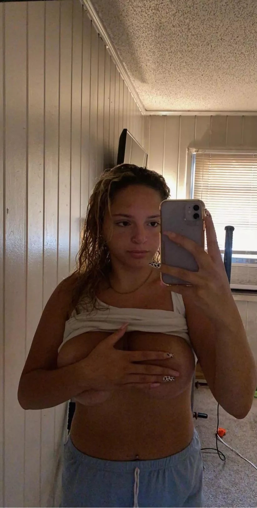 fun fact, i can orgasm just from someone licking my nipples…want to try? 😛 posted by onlyfans-angelxoxo1