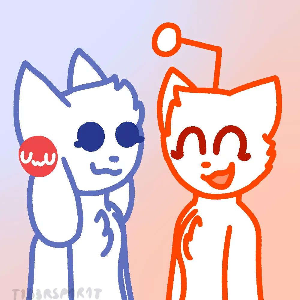 Furry Discord + Reddit (art by me) posted by T1G3RSP1R1T