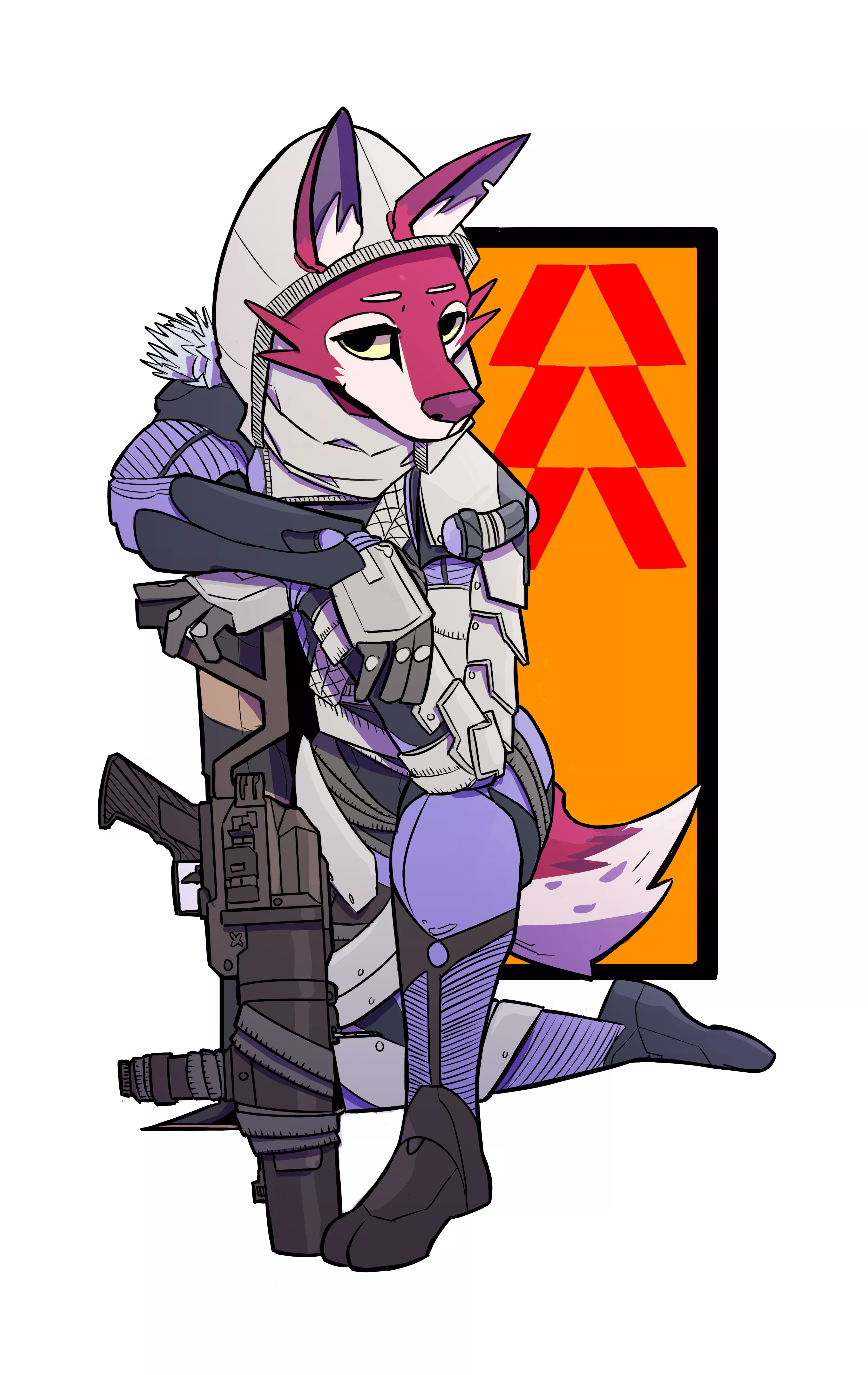 Furry Hunter (by me) posted by alphaiguessartist2