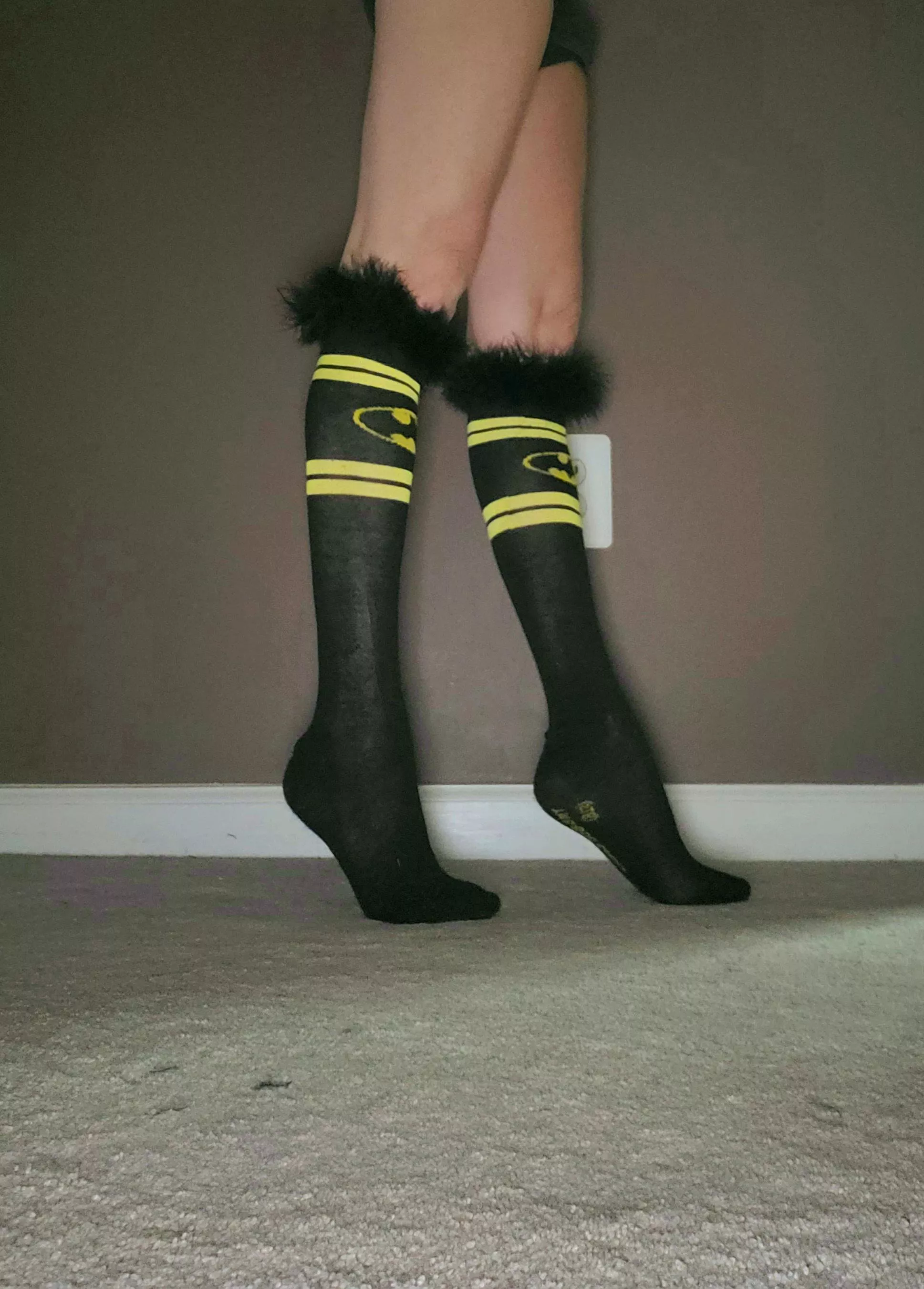 furry super hero knee highs! posted by itsjustmedee22