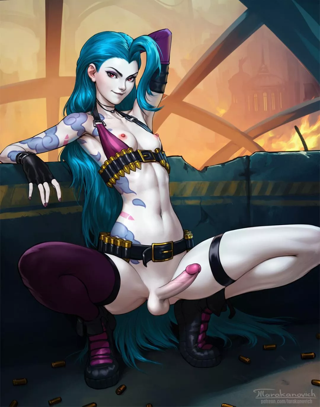 Futa Jinx by Tarakanovich posted by OutofContext1138