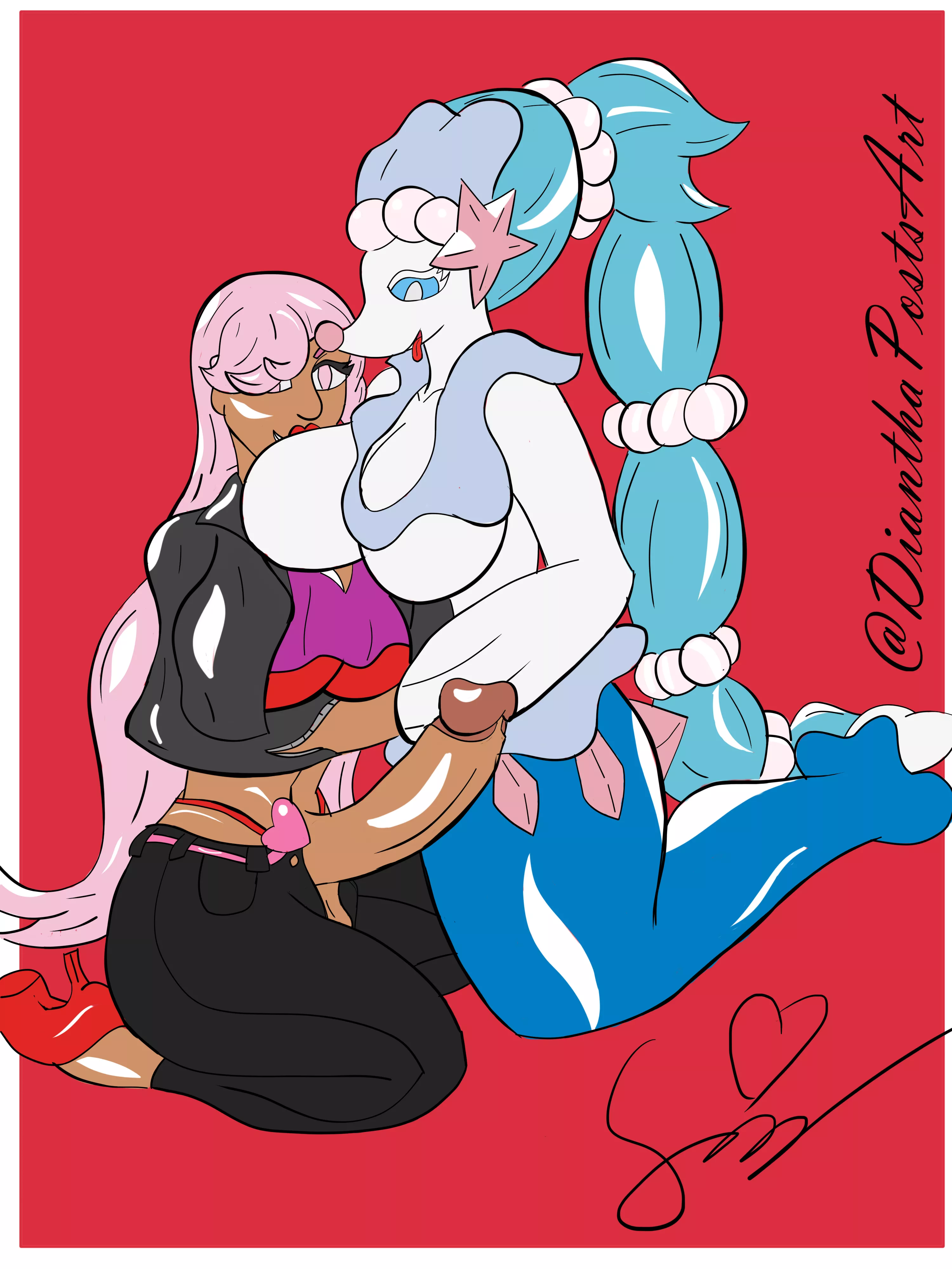 Futa Trainer And Primarina About to Train Long and Hard together [MissDPostsArt/DianthaPostsArt] posted by MissDPostsArt