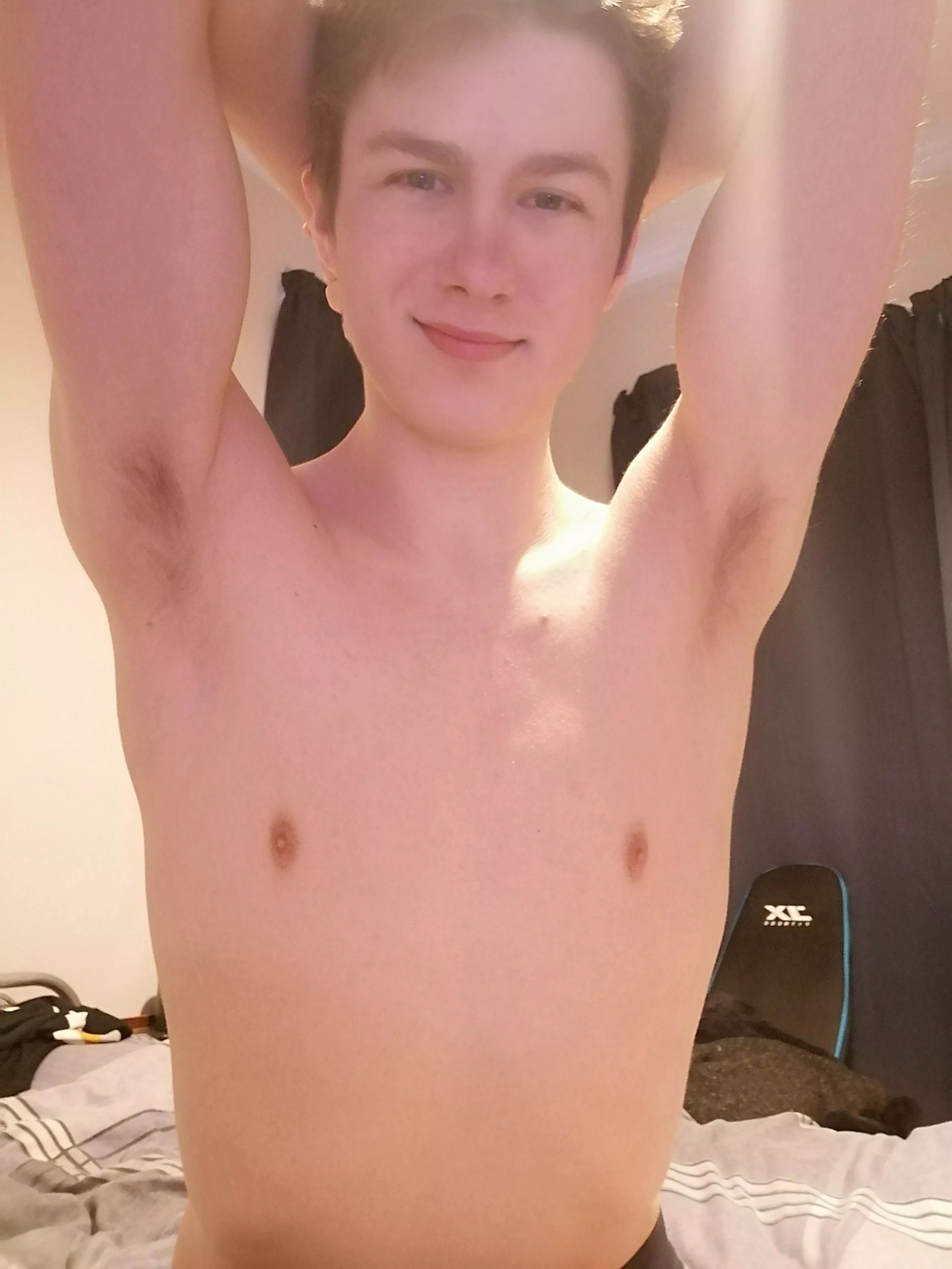 Fuzzy armpits 😋 i think they stopped growing out posted by throwawaynameboyo