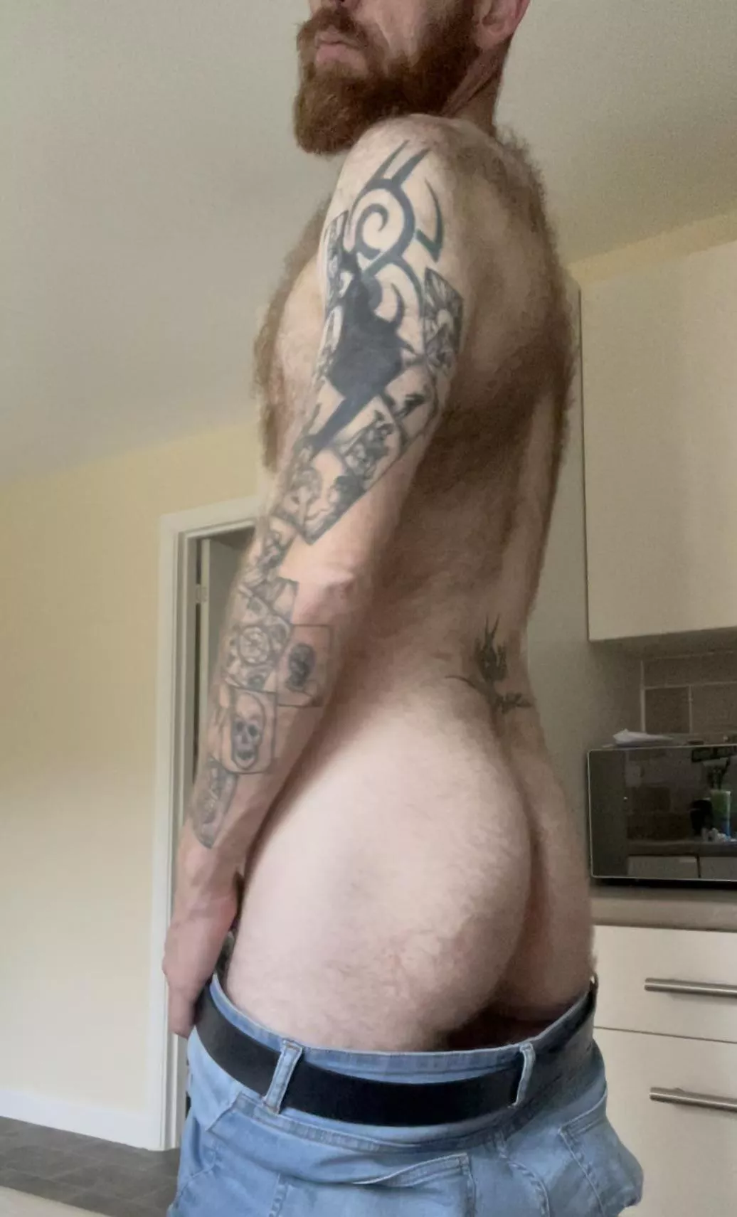 Fuzzy ginger bum! posted by gbrad1983