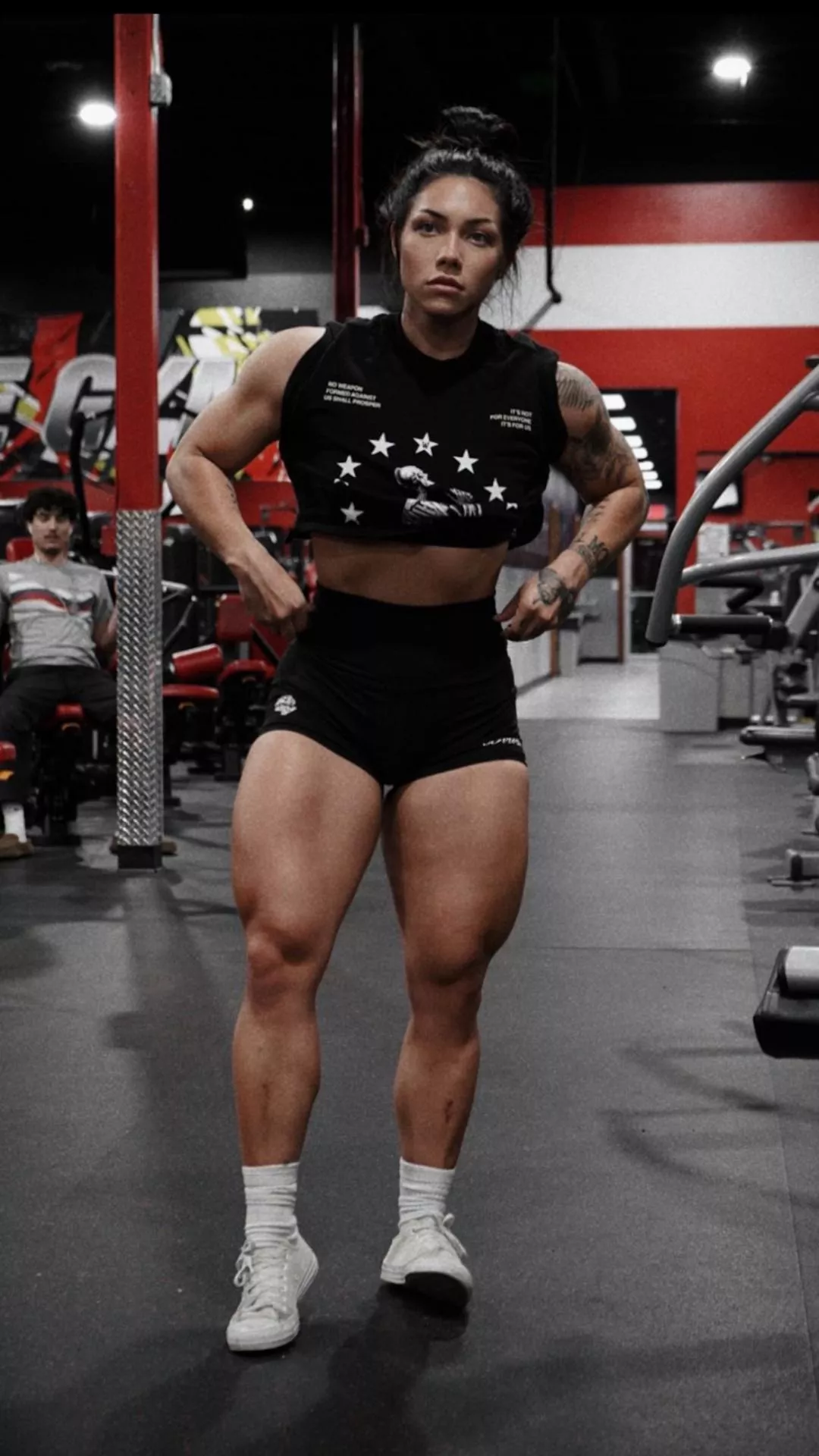 Gabby Fortune, pumped up quads! posted by ashaos