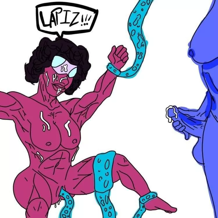 Garnet and Lapiz(art by me) I know its ass, this my 1st NSFW art I've made and i just wanna know what y'all think. posted by Jerry_Productions