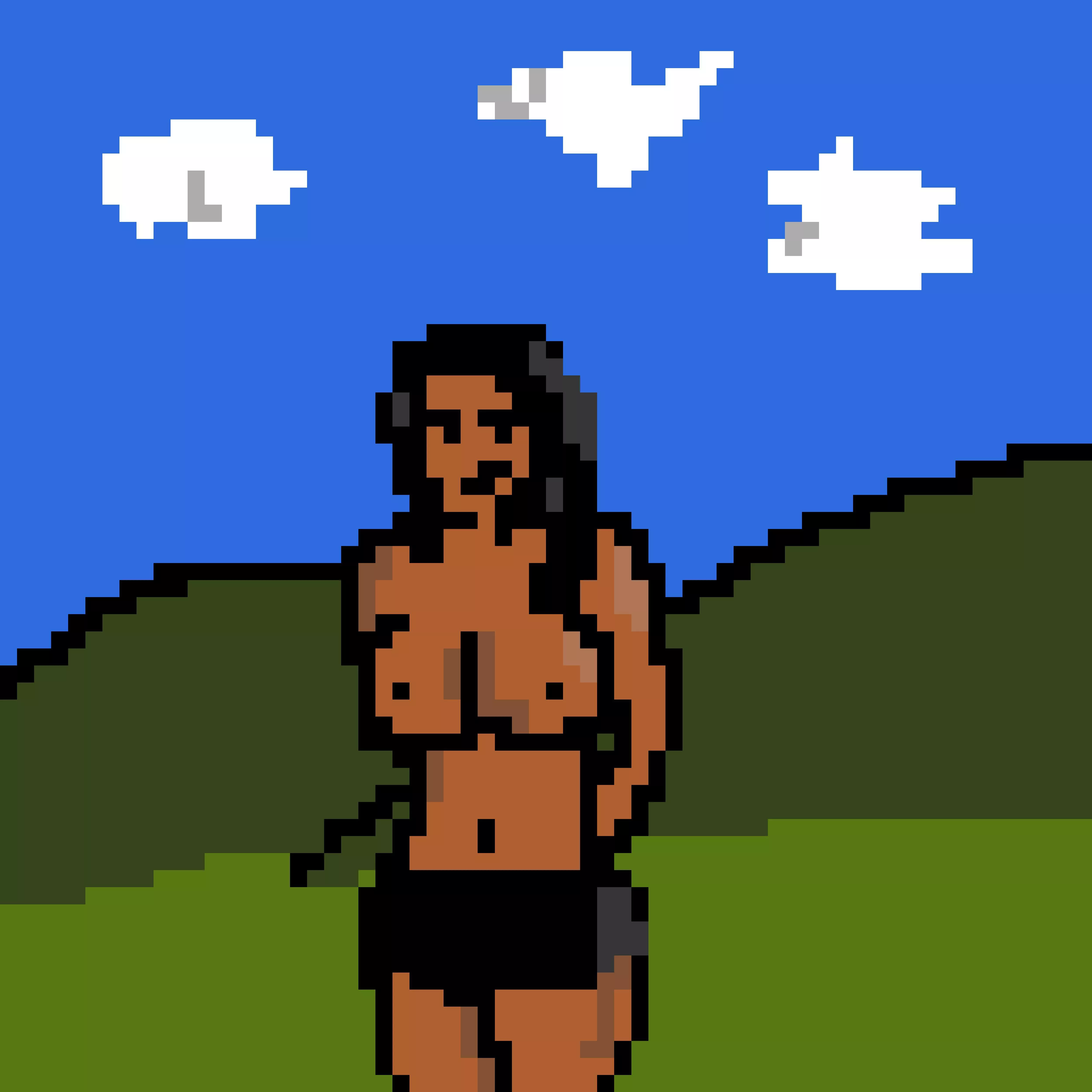 Gave this pixel art a try… naturally started with a naked woman posted by ShkTrp63